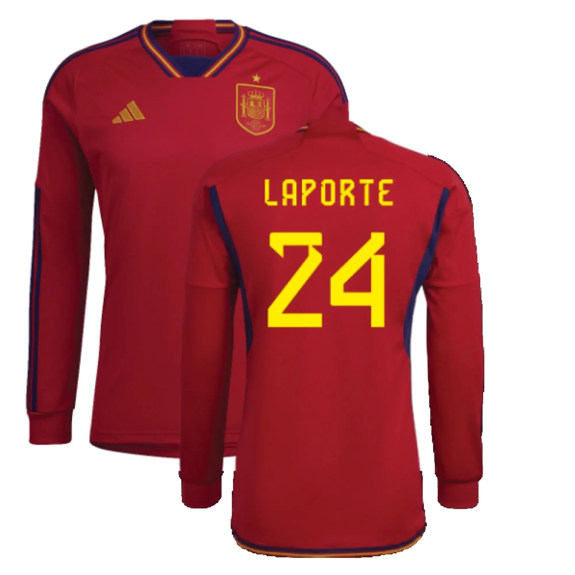 adidas Spain Mens LS Home Shirt 2022