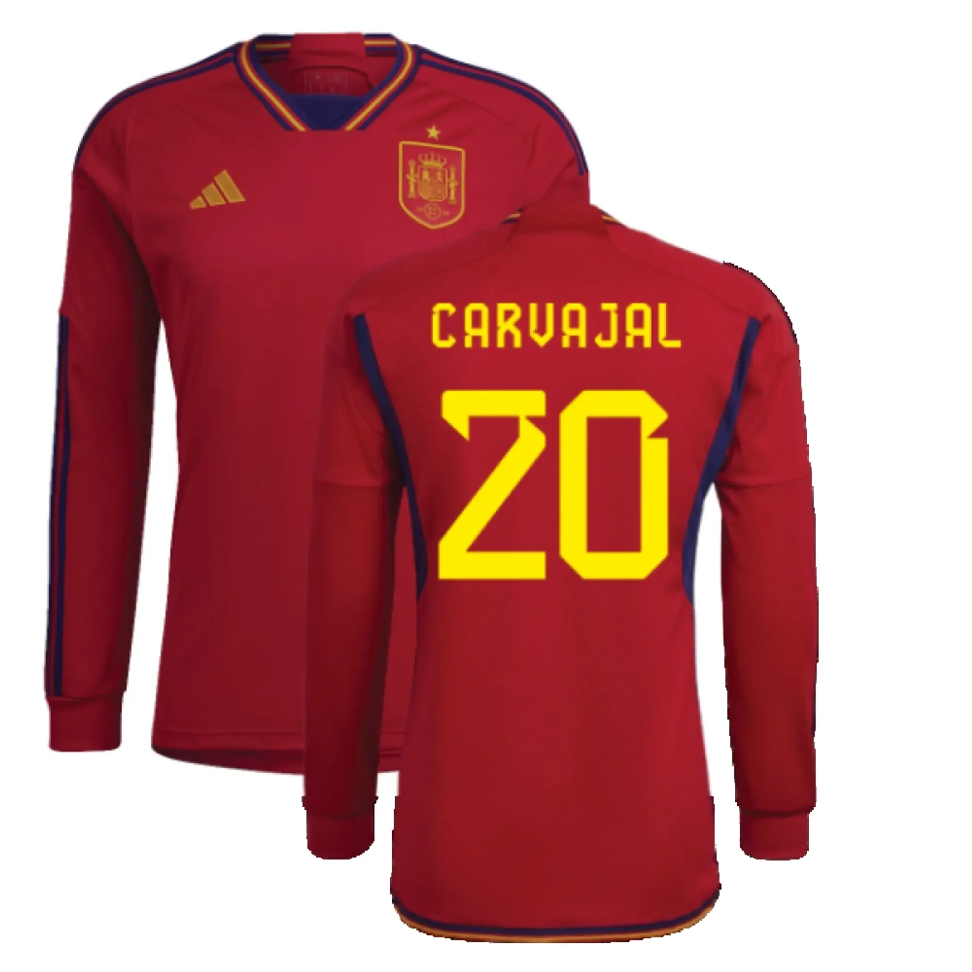 adidas Spain Mens LS Home Shirt 2022