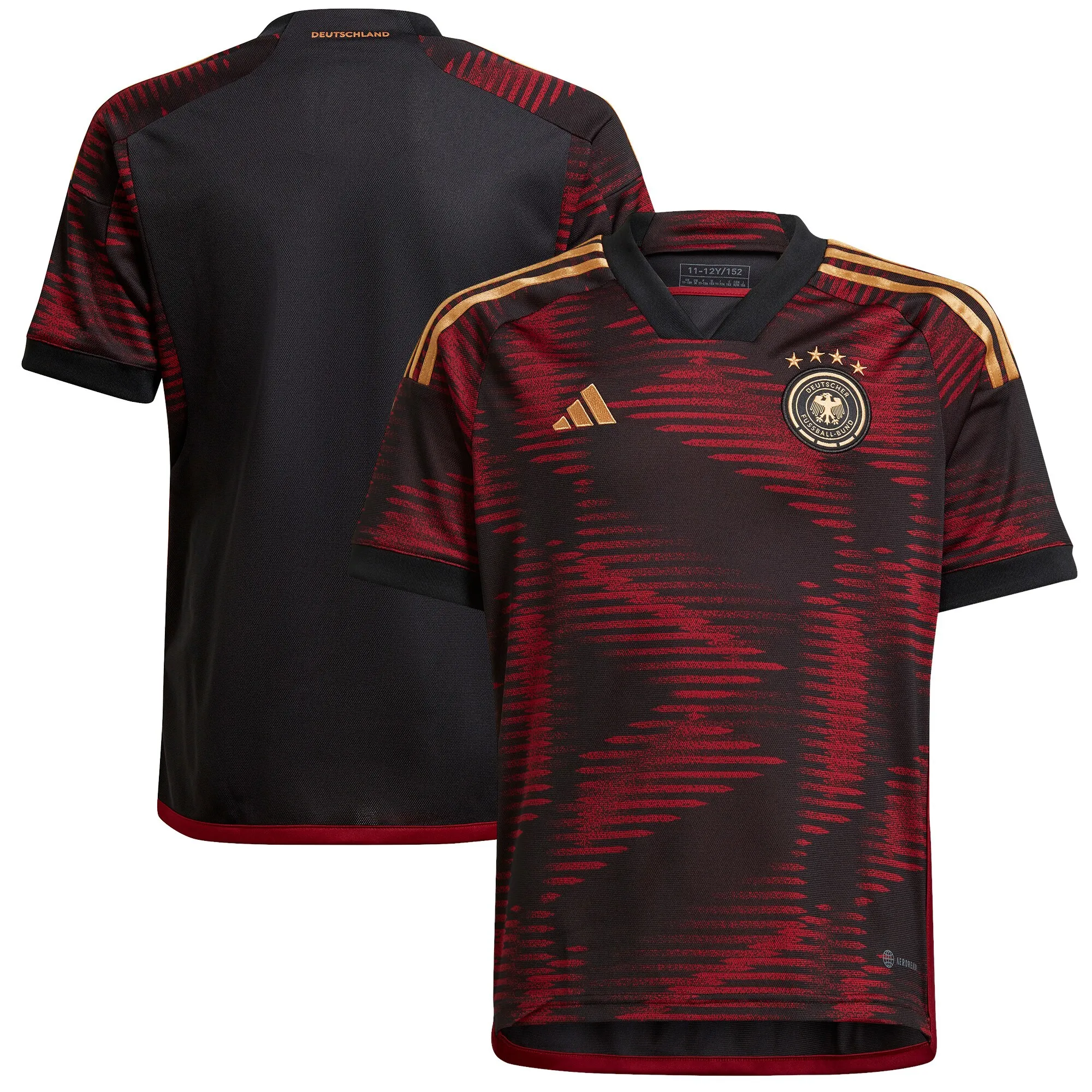 adidas Germany Kids SS Away Shirt 2022