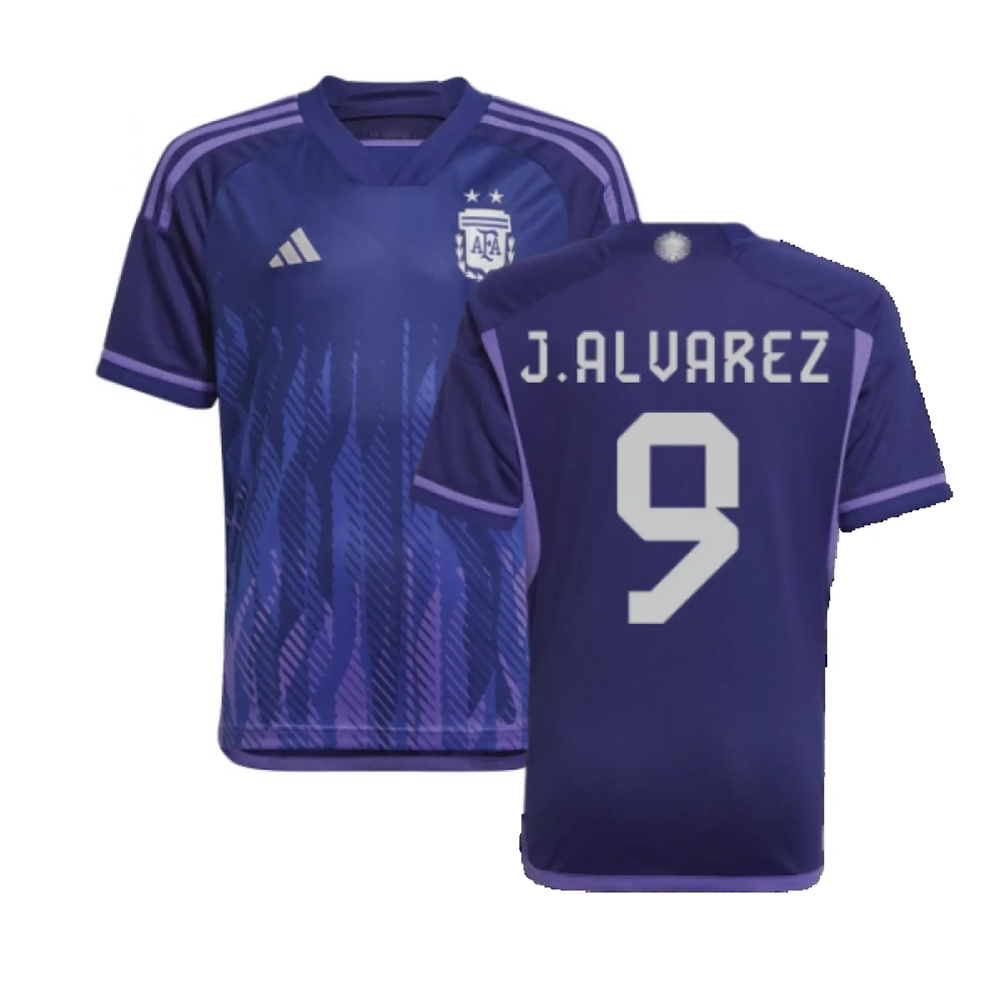 adidas Argentina Kids SS Away Shirt 2022