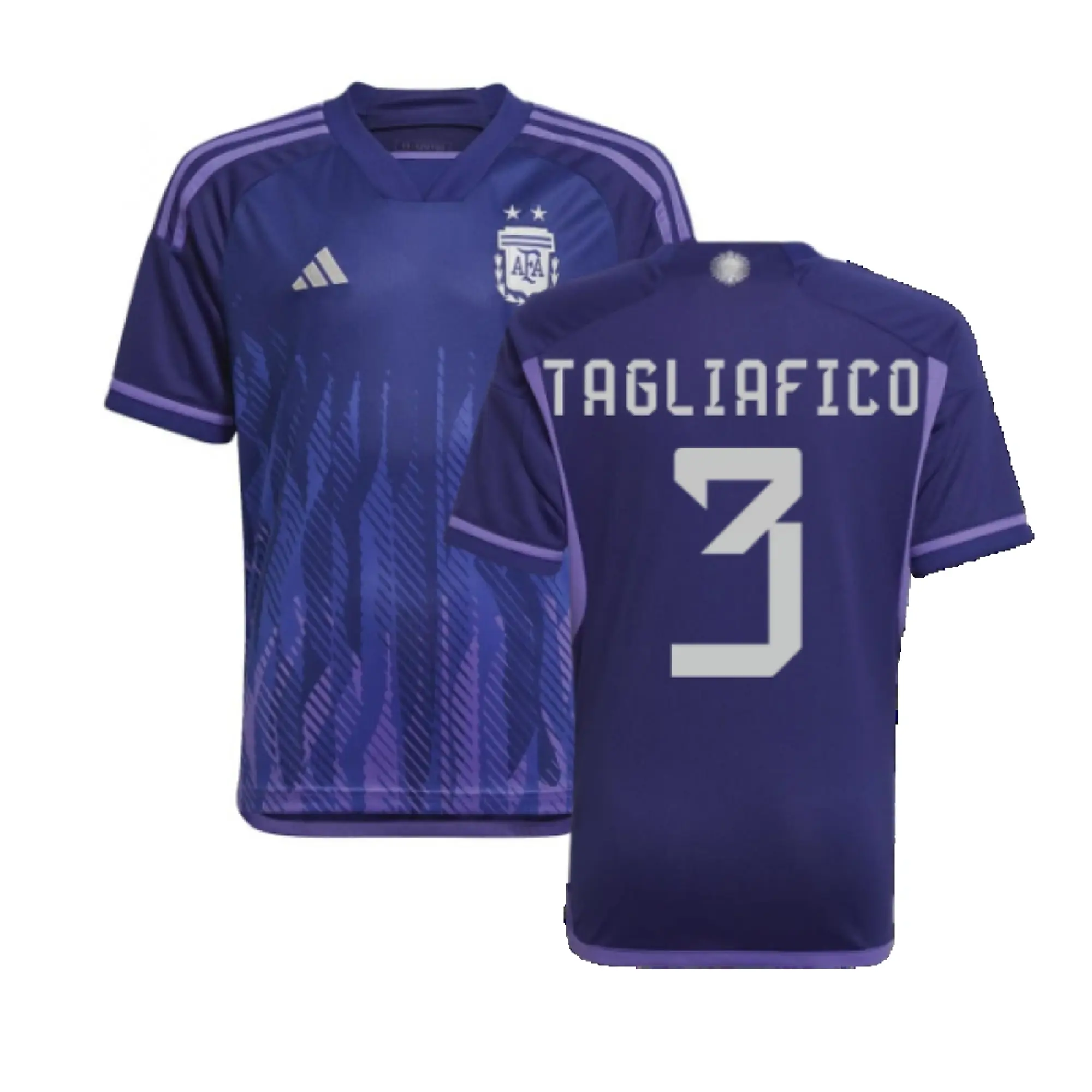 adidas Argentina Kids SS Away Shirt 2022
