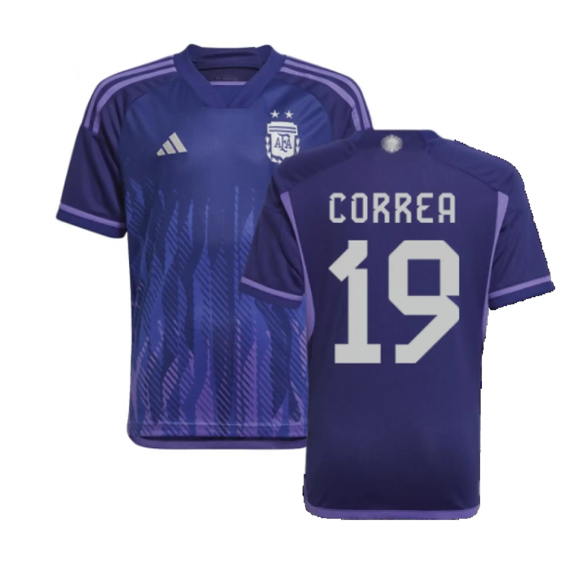adidas Argentina Kids SS Away Shirt 2022