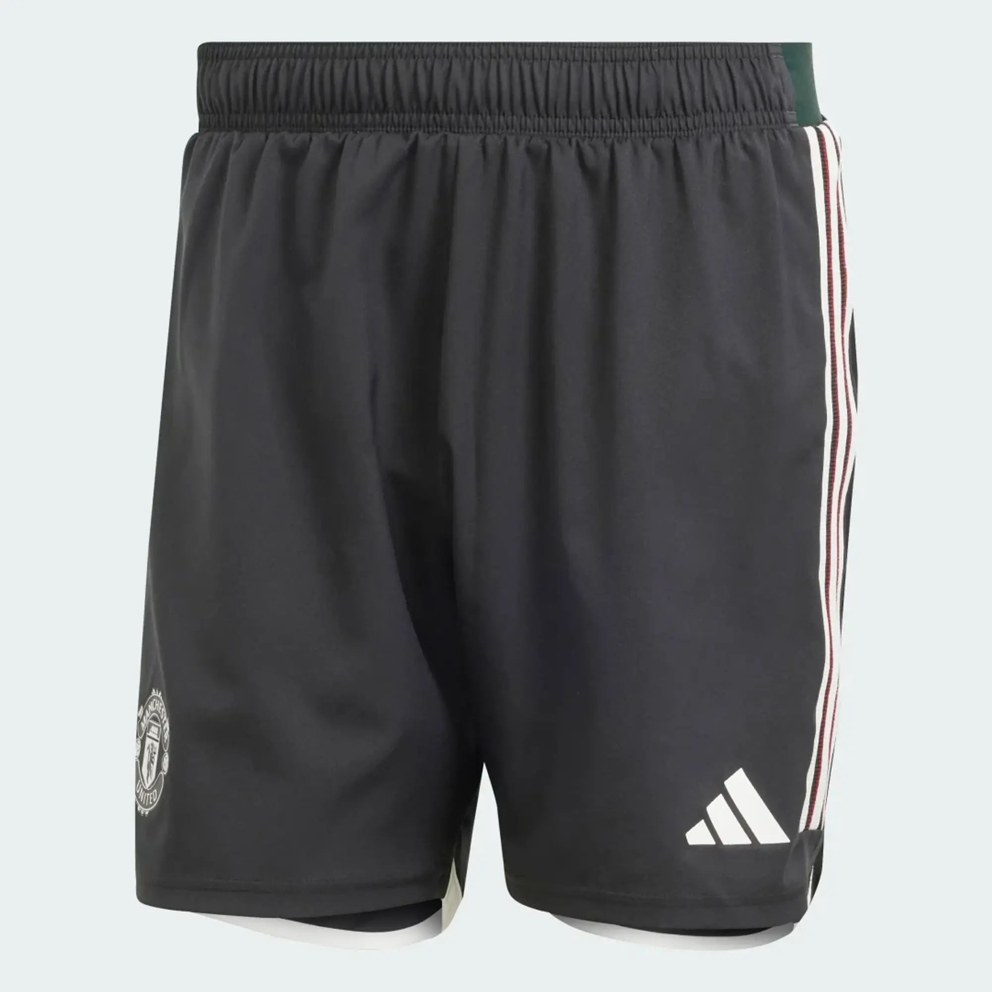 Man Utd Authentic Away Shorts (Black) 2023-2024 Men's Size: Extra Small Manchester United Made By: Adidas