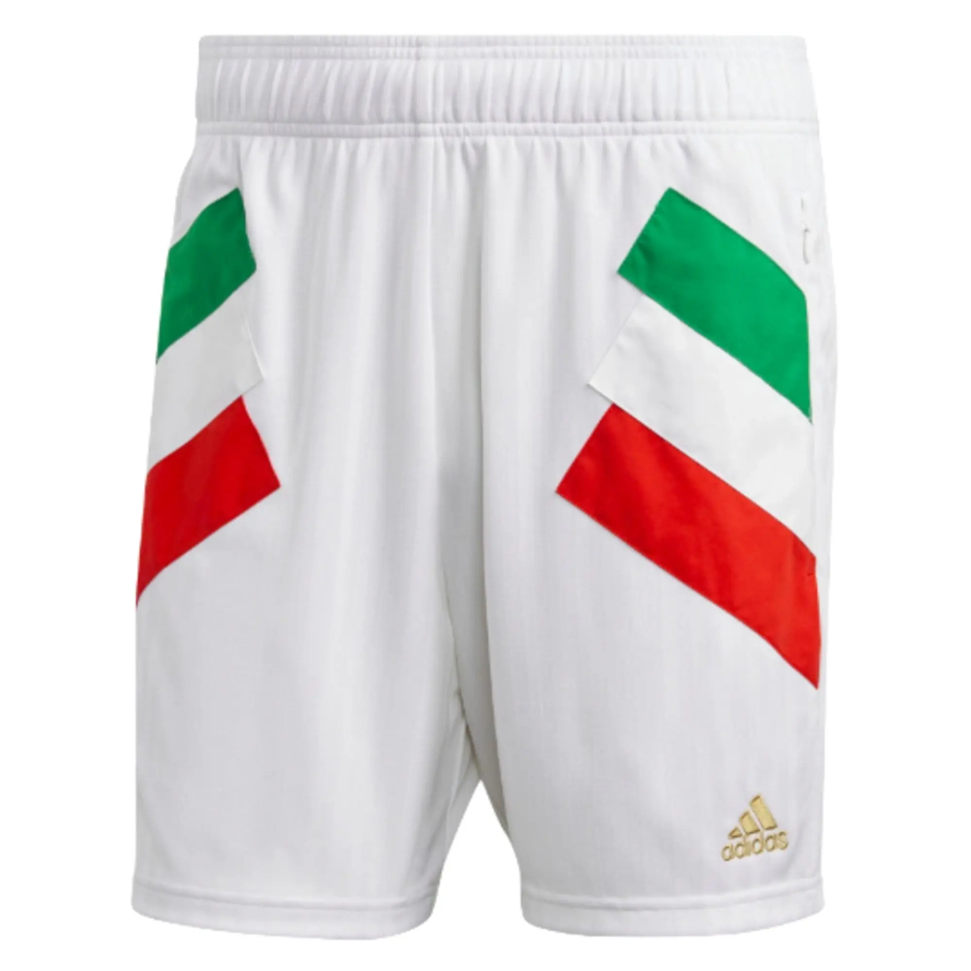 Italy Icon Shorts (White) 2023-2024 Men's Size: Extra Extra Large Made By: Adidas