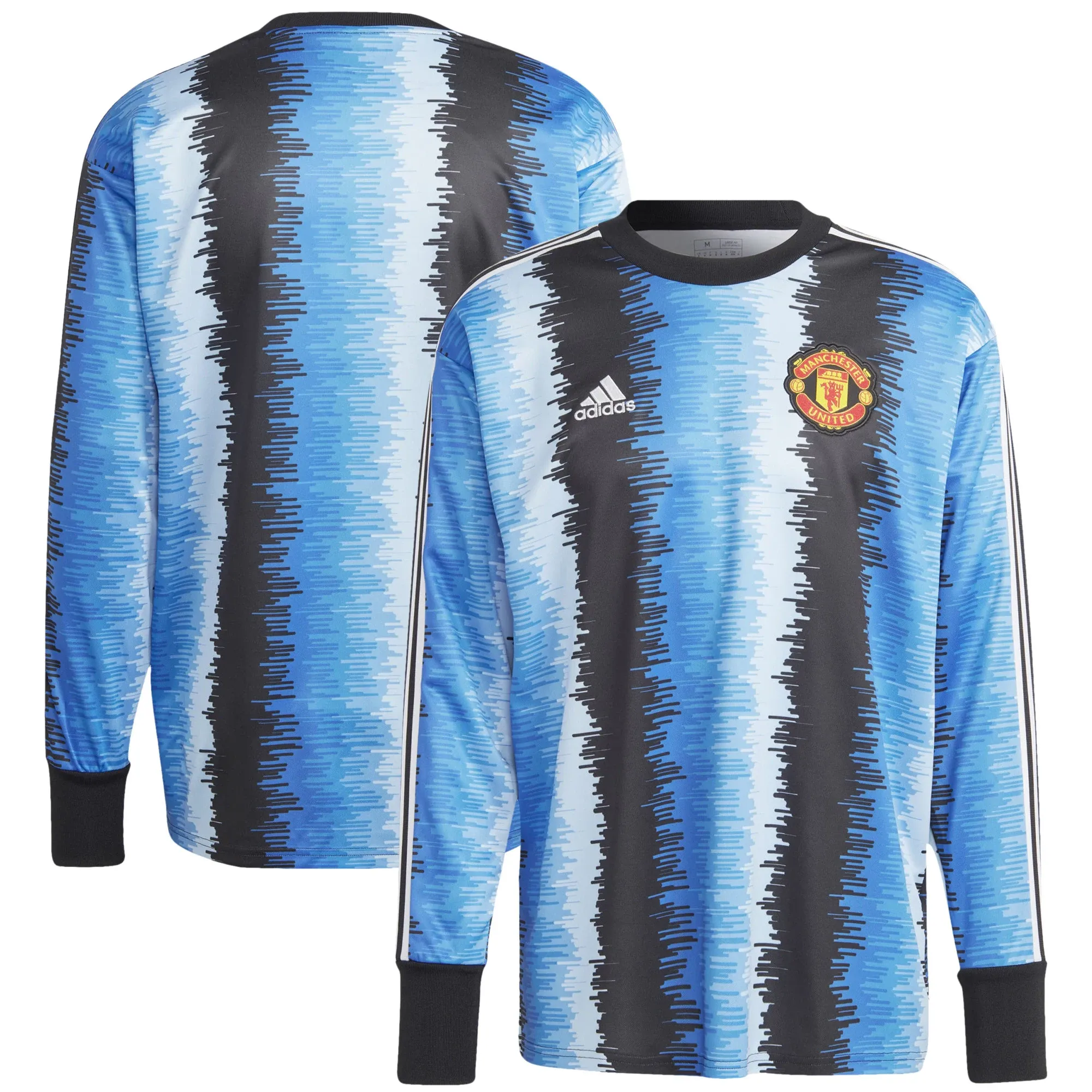 adidas Manchester United Mens LS Goalkeeper Home Shirt 2023/24
