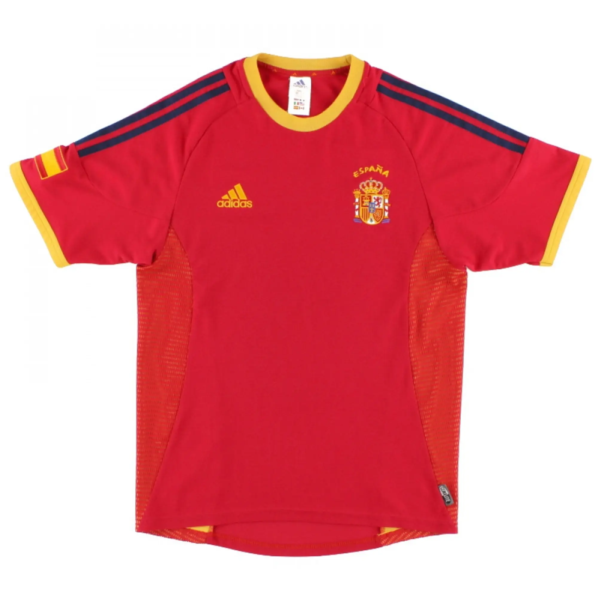 adidas Spain Mens SS Home Shirt 2002