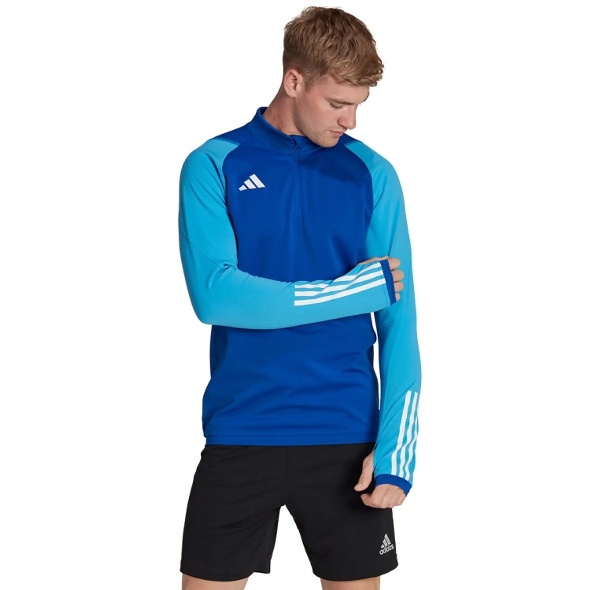 2023-24 Leicester adidas 1/4 Zip Training Top (S)