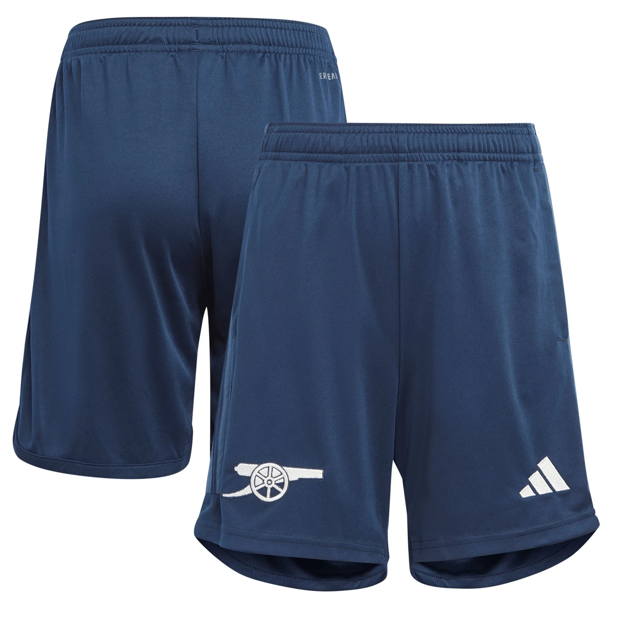 Arsenal Third Shorts (Navy) - Kids 2023-2024 Size: 22 Waist Made By: Adidas