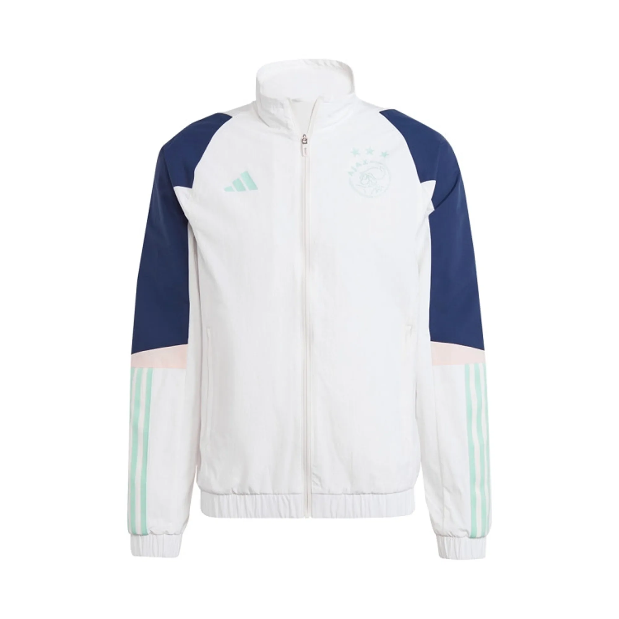 Ajax Presentation Jacket (White) 2023-2024 Men's Made By: Adidas