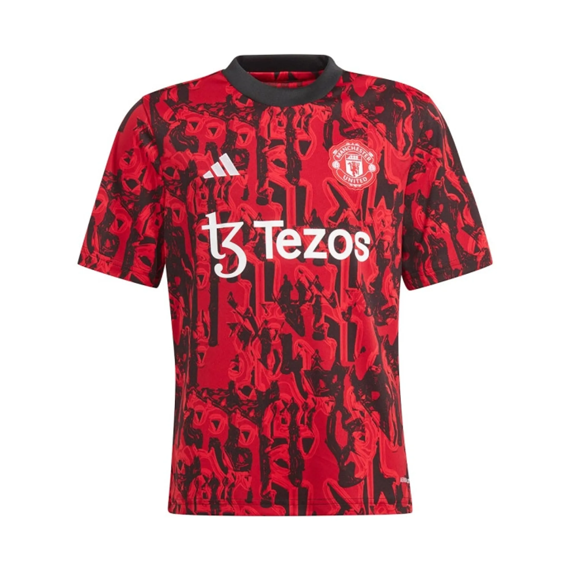adidas Manchester United Kids SS Pre-Match Home Shirt 2023/24
