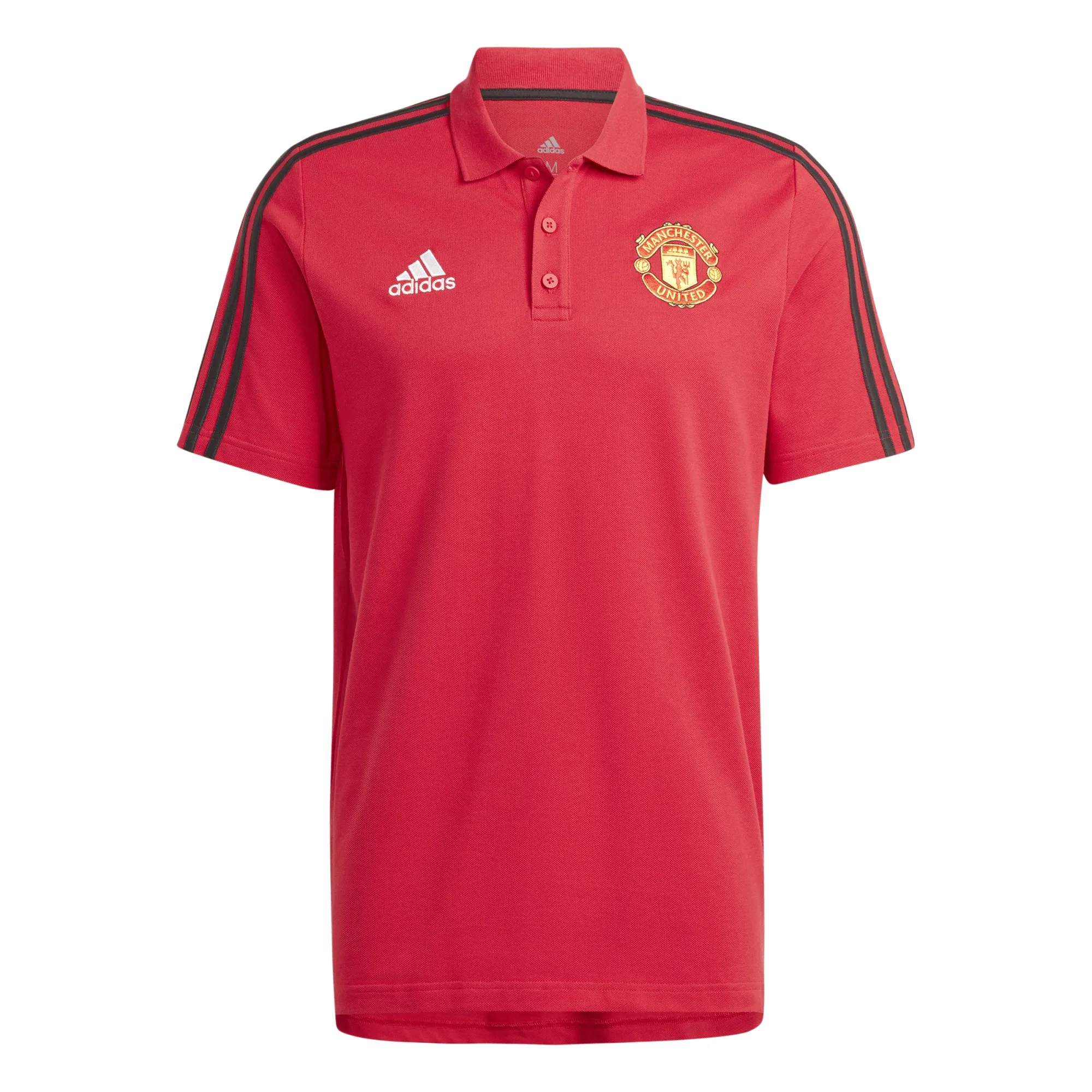 Man Utd DNA Polo Shirt (Red) 2023-2024 Men's Size: Extra Small Manchester United Made By: Adidas