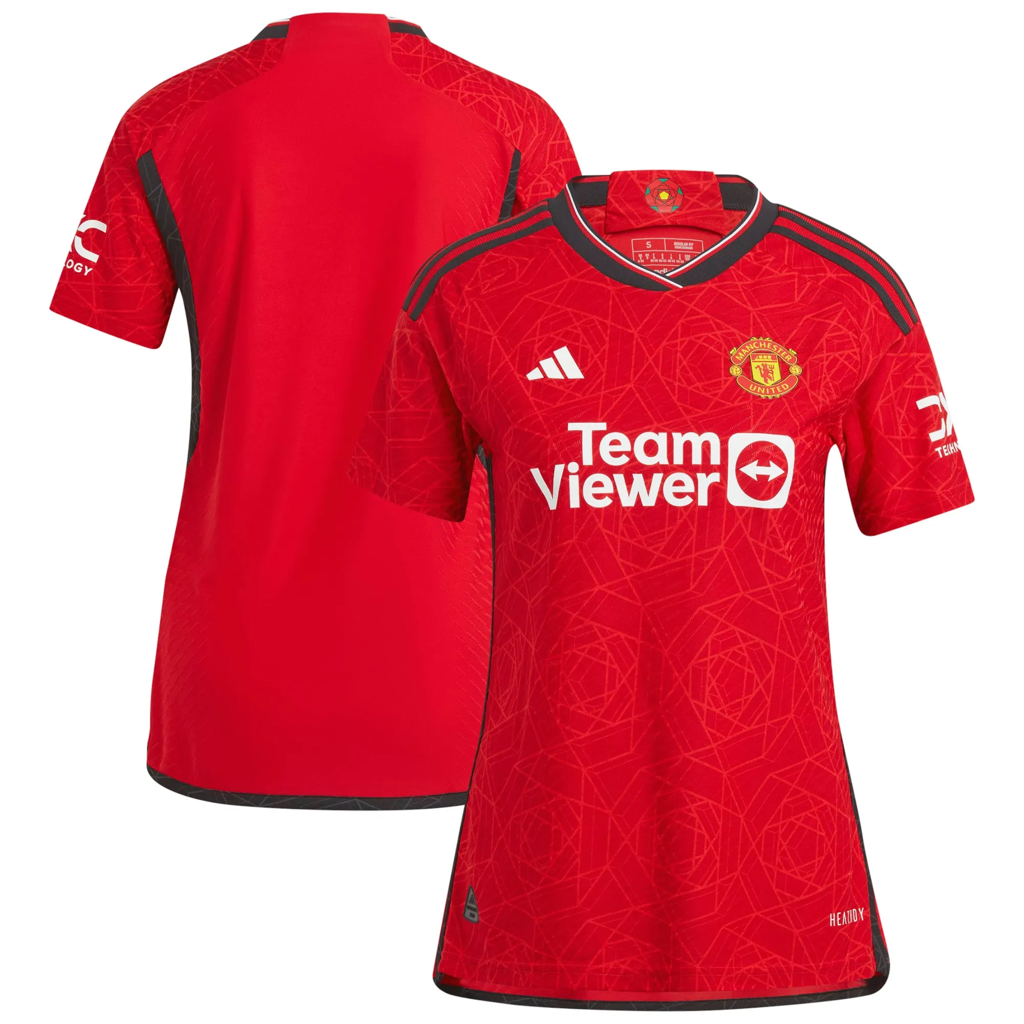 adidas Manchester United Womens SS Player Issue Home Shirt 2023/24