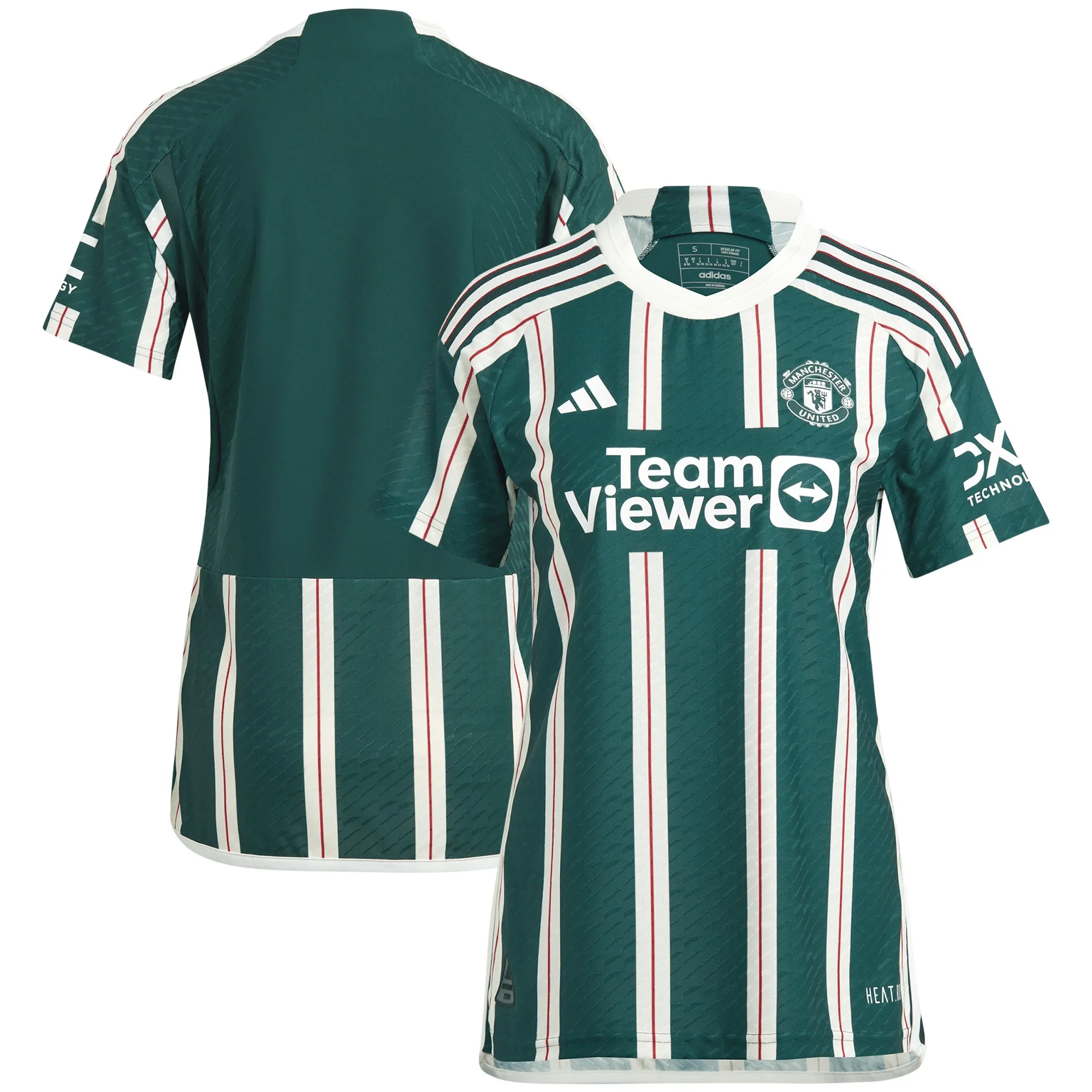 adidas Manchester United Womens SS Player Issue Away Shirt 2023/24