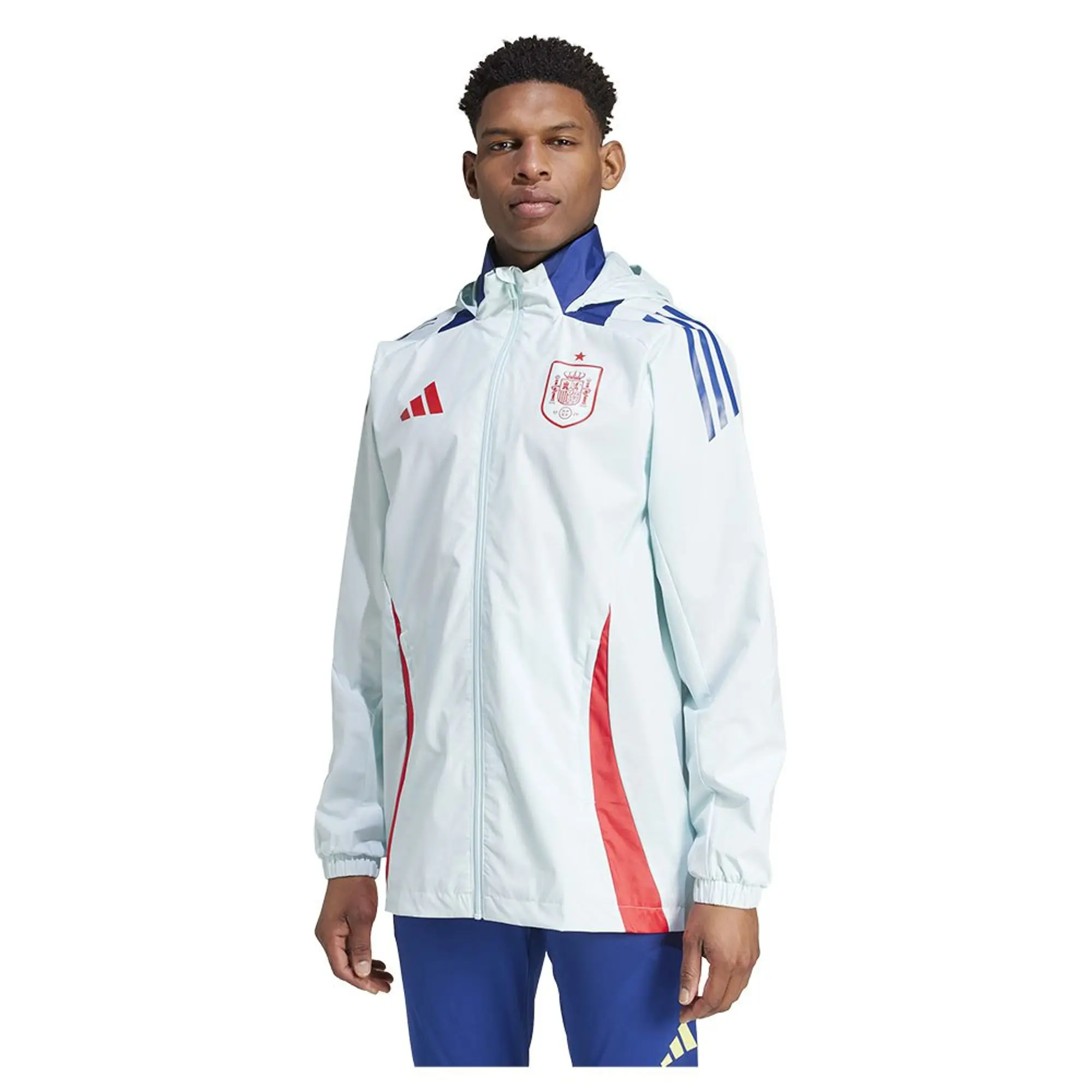 Spain Allweather Jacket (Mint) 2024-2025 Men's Blue Made By: Adidas
