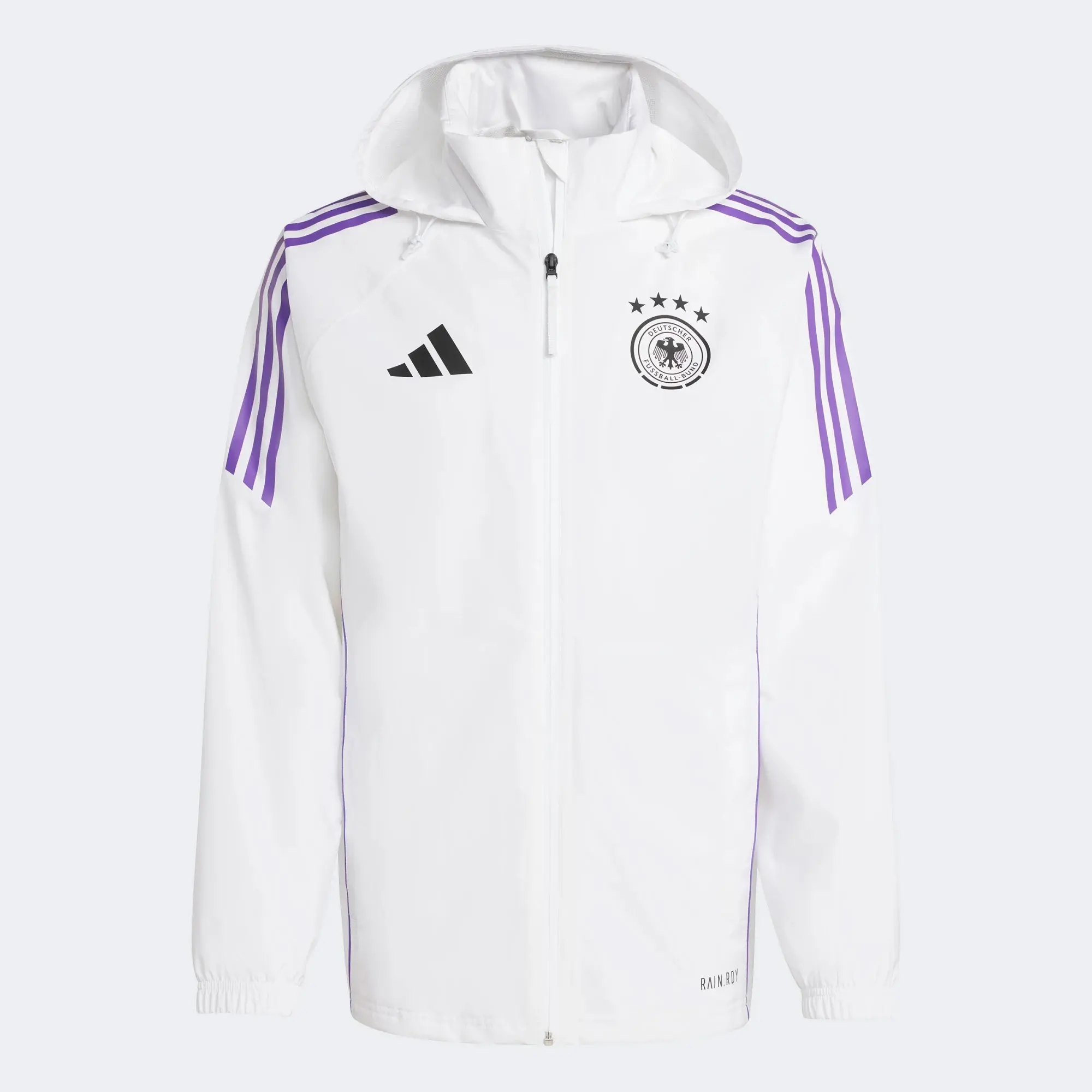 adidas Germany Tiro 24 Player Rainjacket - white