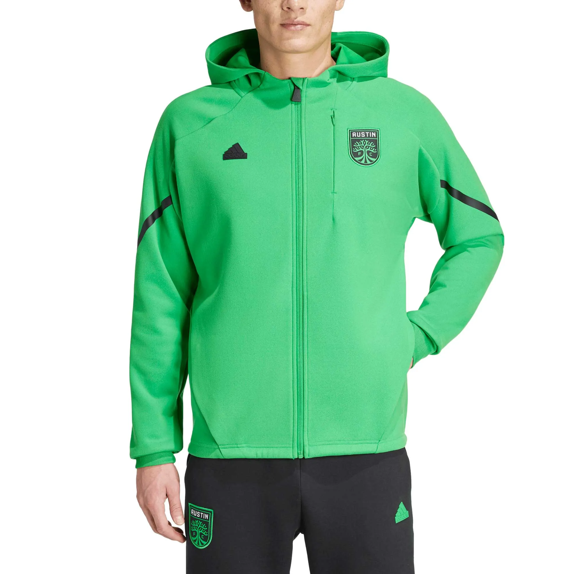 Austin FC Anthem Jacket (Green) 2024-2025 Men's Made By: Adidas