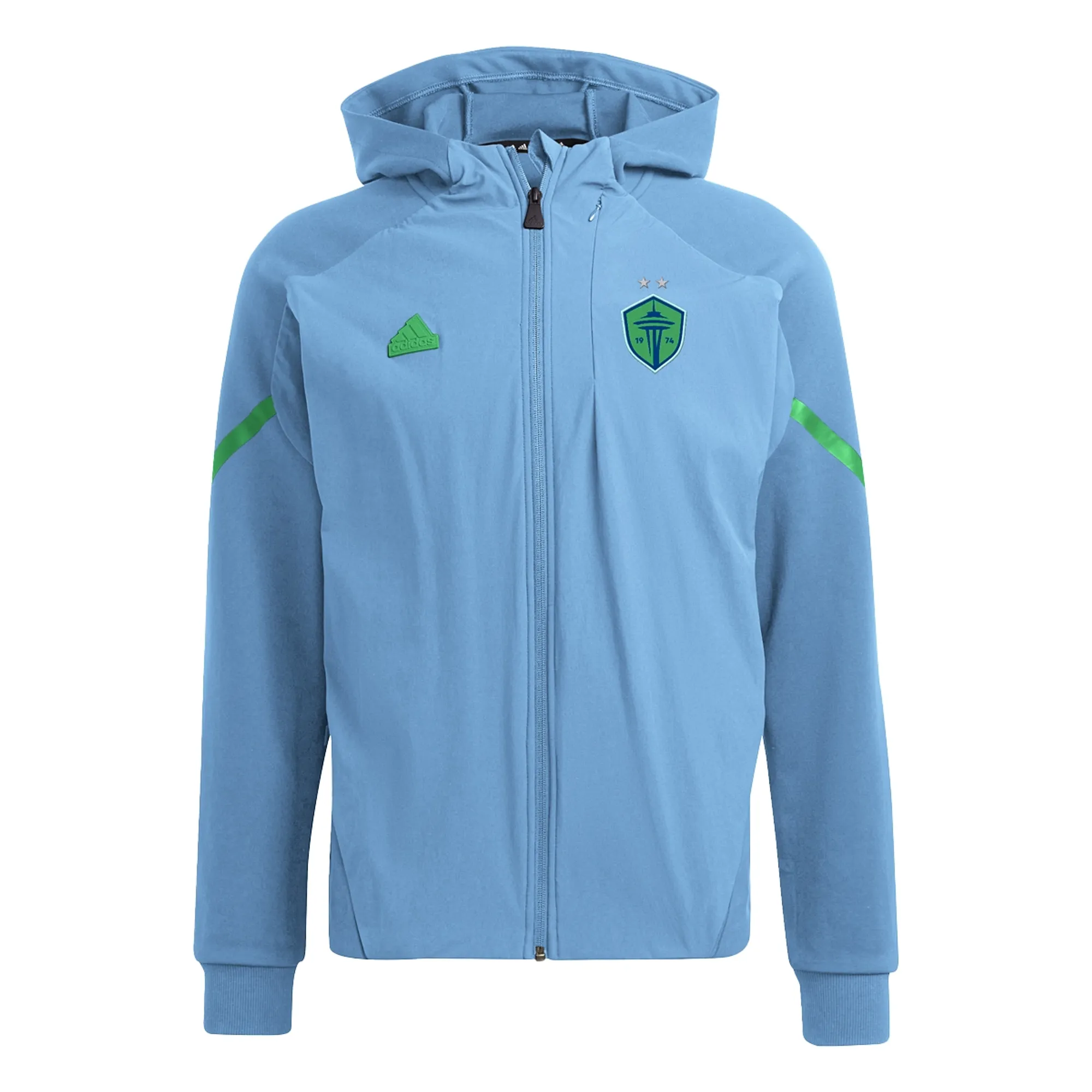 Seattle Sounders Anthem Jacket (Blue) 2024-2025 Men's Made By: Adidas