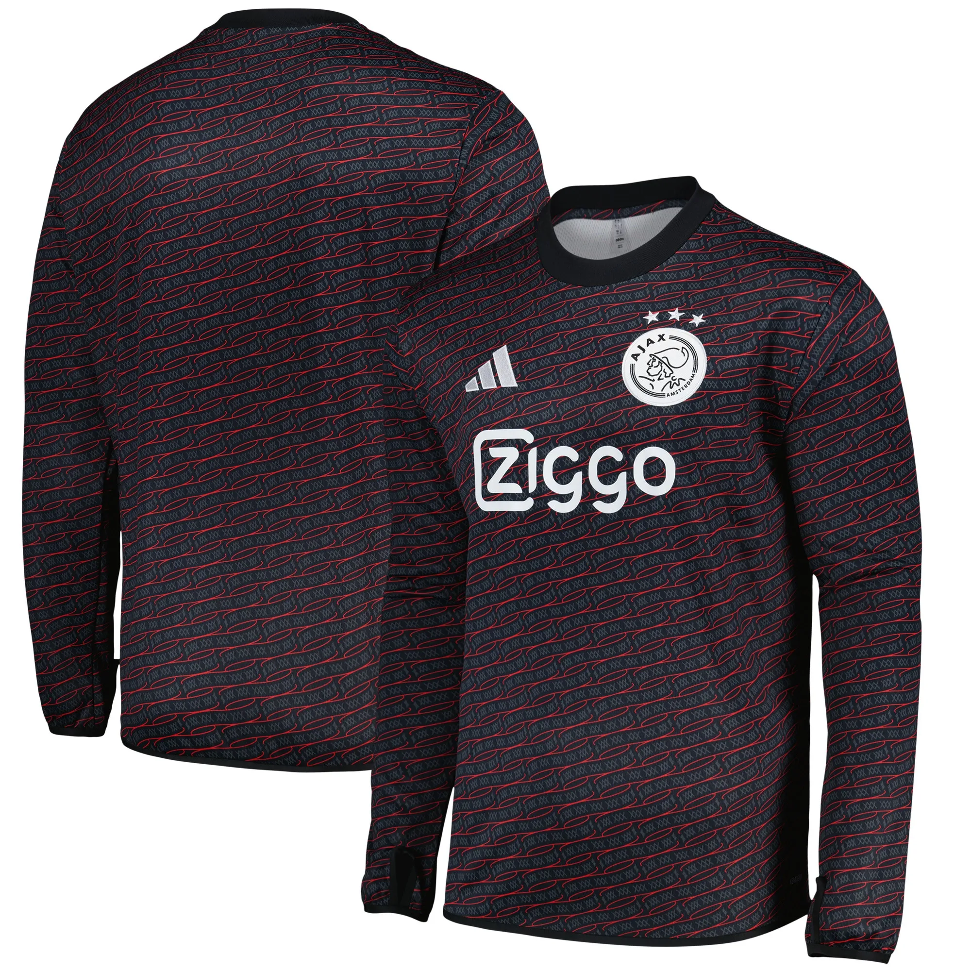 adidas Ajax Mens SS Pre-Match Home Shirt 2024/25