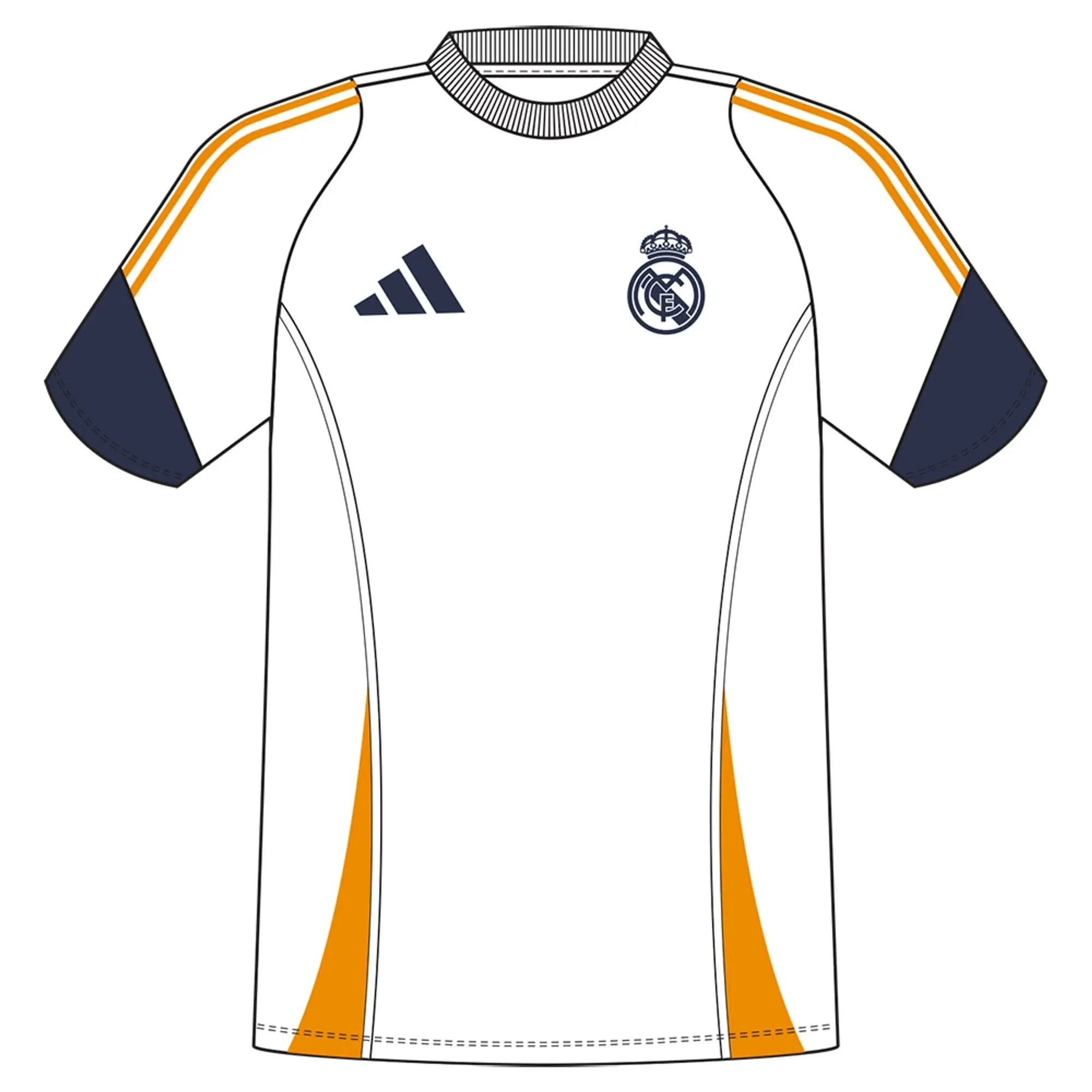 adidas Real Madrid Mens SS Home Shirt 2024/25