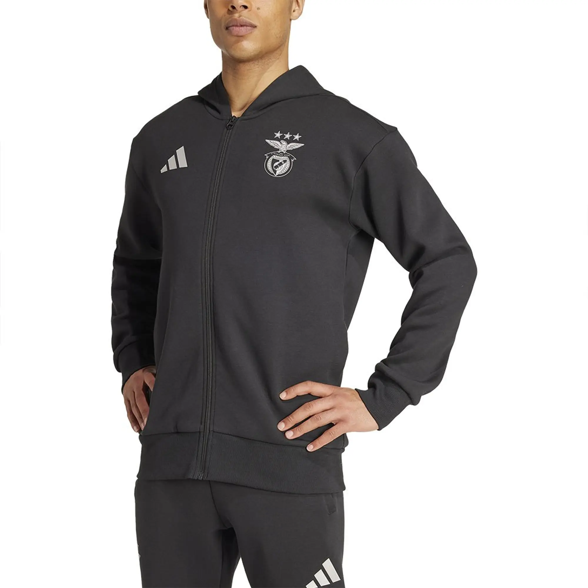 Benfica Anthem Jacket (Black) 2024-2025 Men's Size: Small Made By: Adidas
