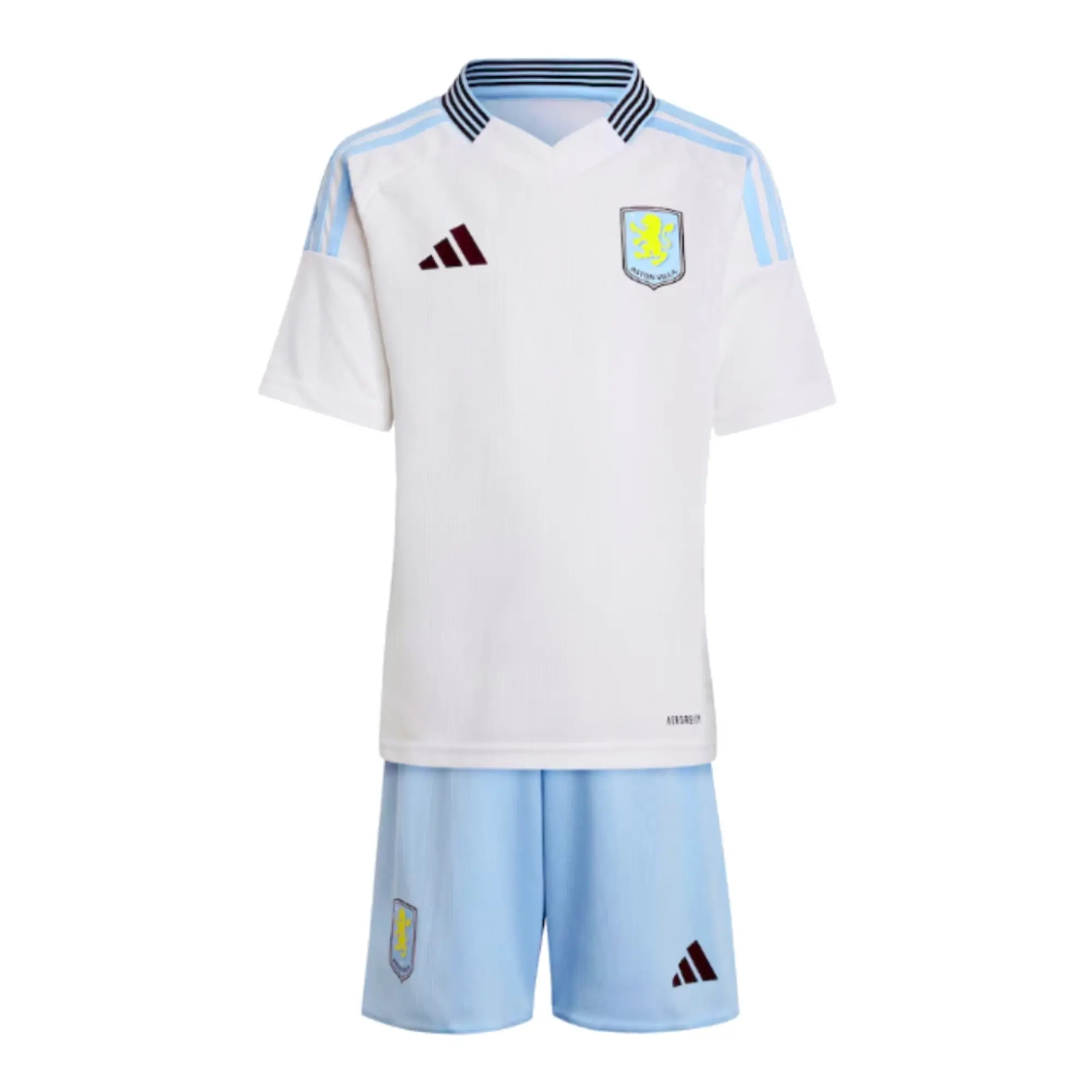 adidas Aston Villa Kids SS Away Mini Kit 2024/25