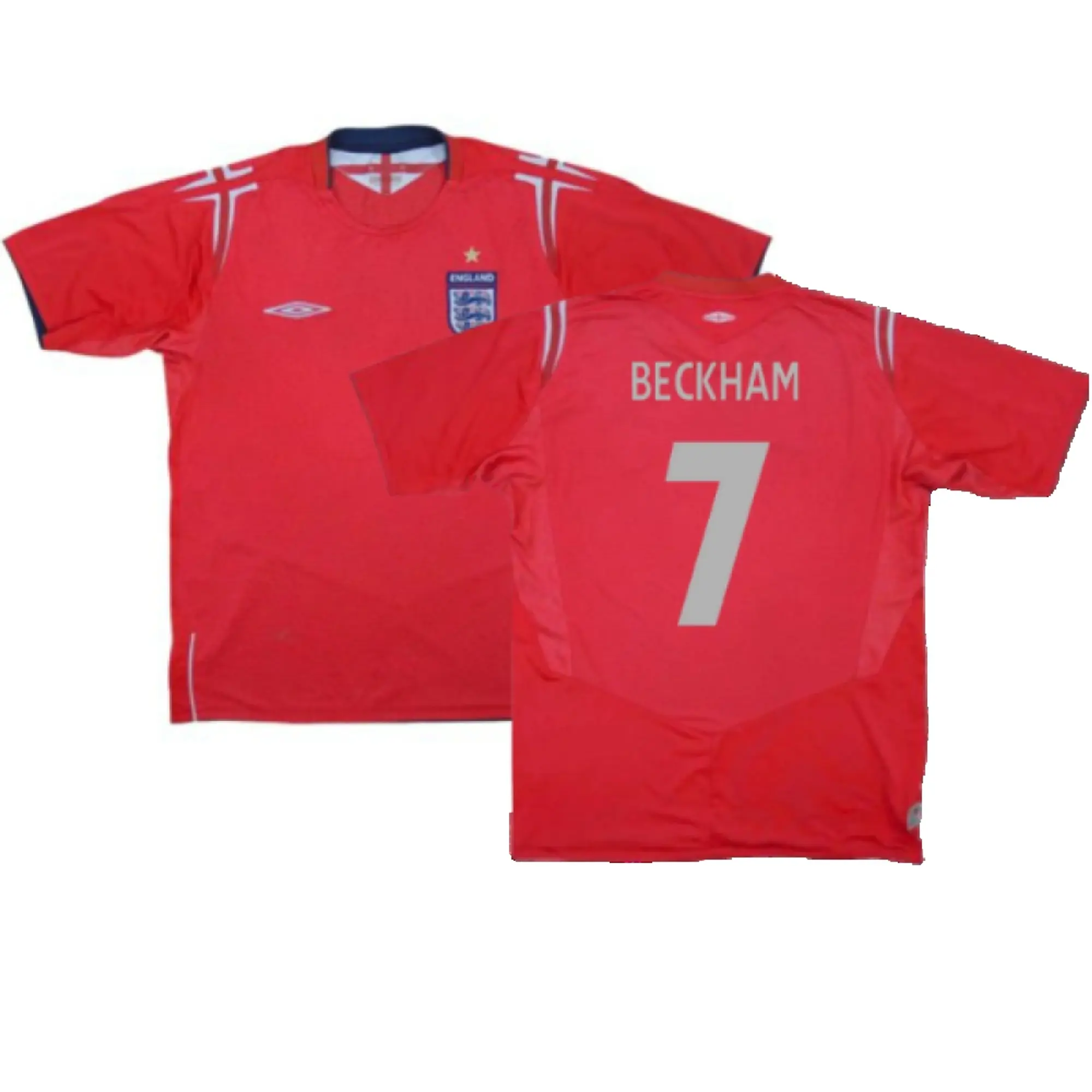 Beckham England Shirt 2005-07 England Home Shirt Beckham #7