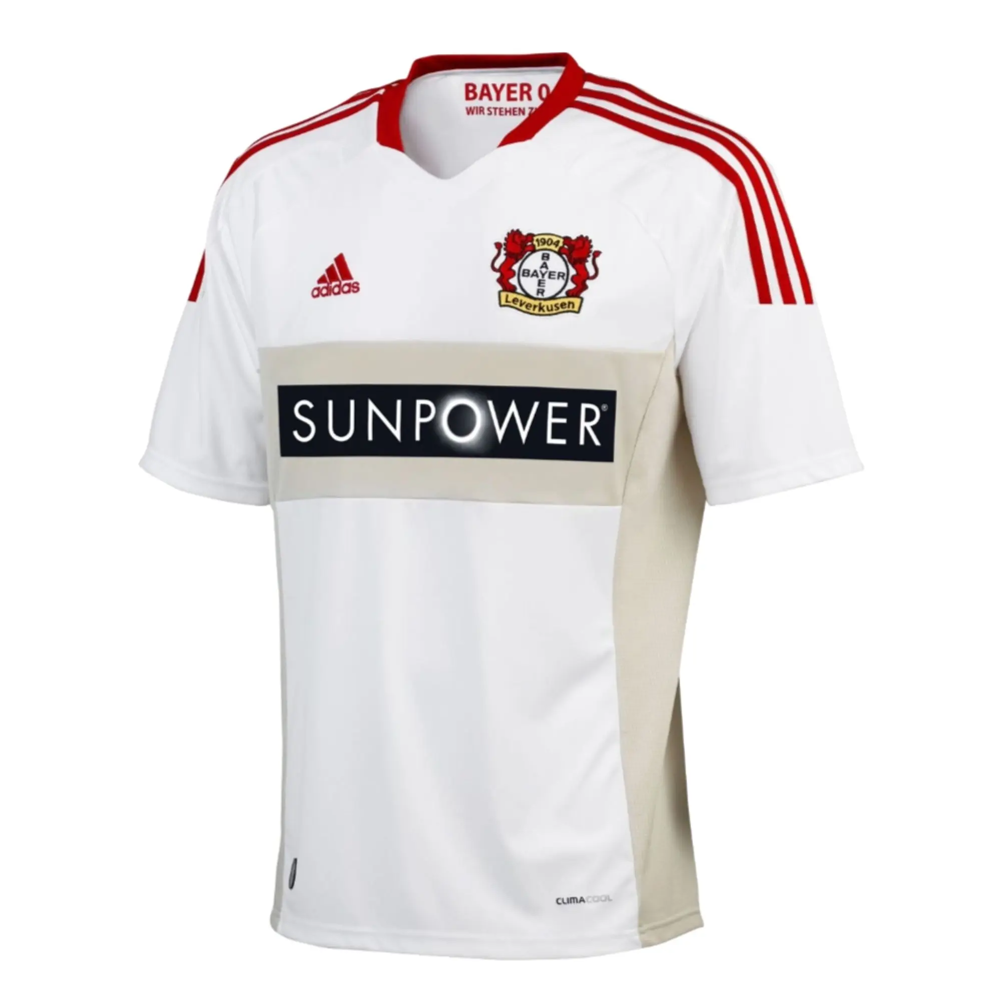 adidas Bayer Leverkusen Mens SS Away Shirt 2011/12