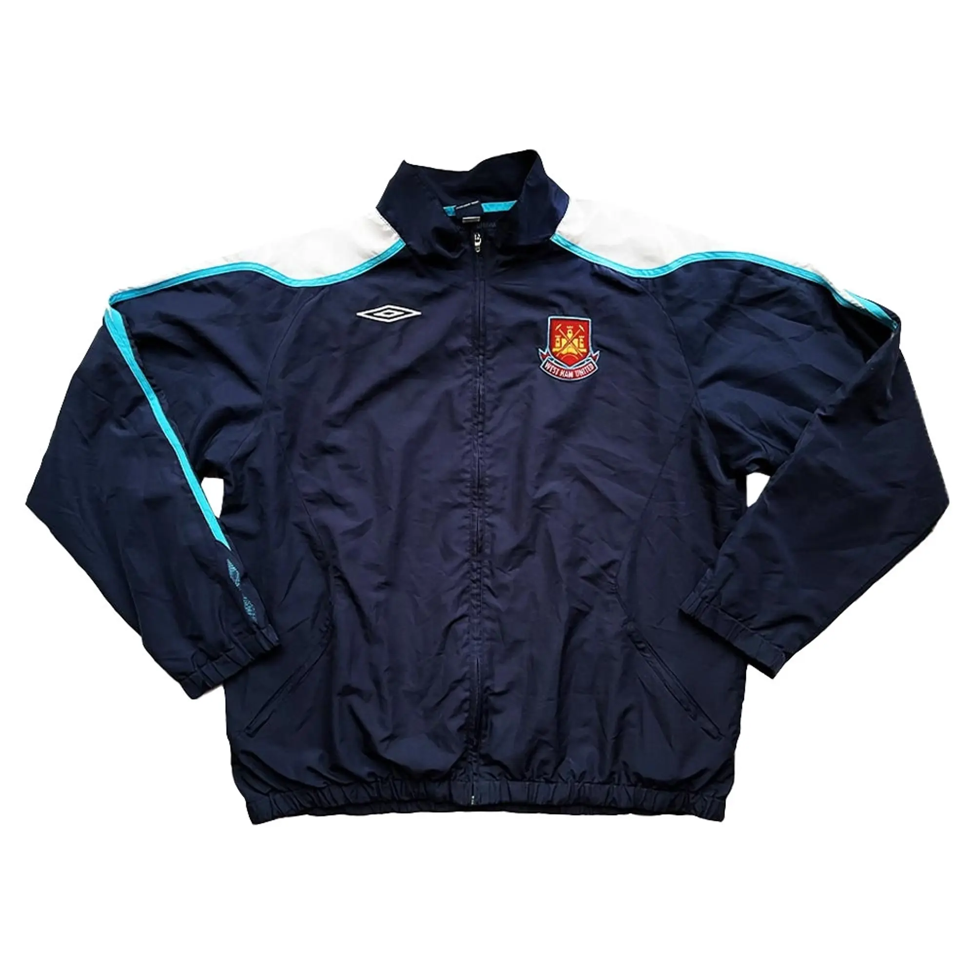 West Ham United 2006-07 Umbro Jacket ((Good) XXL) Men's Navy