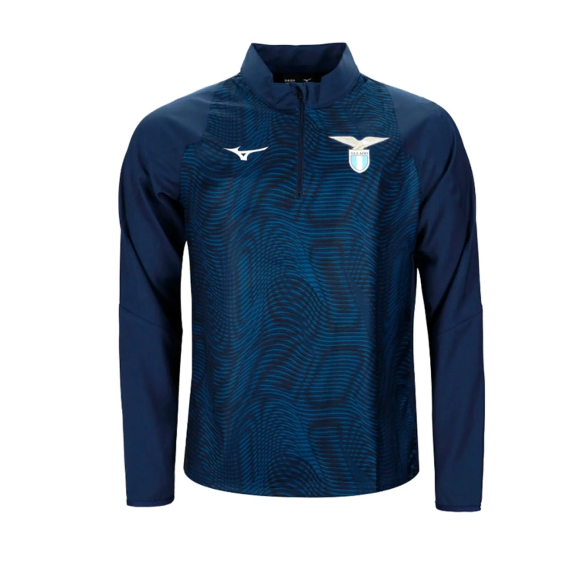 Lazio Pre-Match Half Zip Midlayer (Navy) 2023-2024 Men's Size: Small Made By: Mizuno