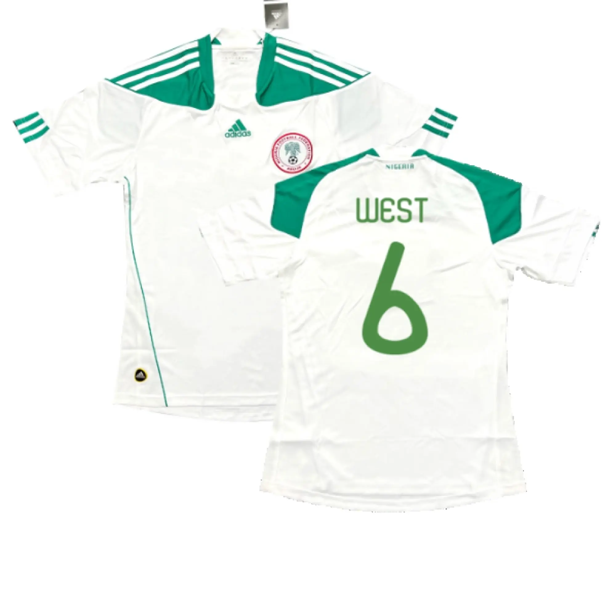 adidas Nigeria Mens SS Away Shirt 2010