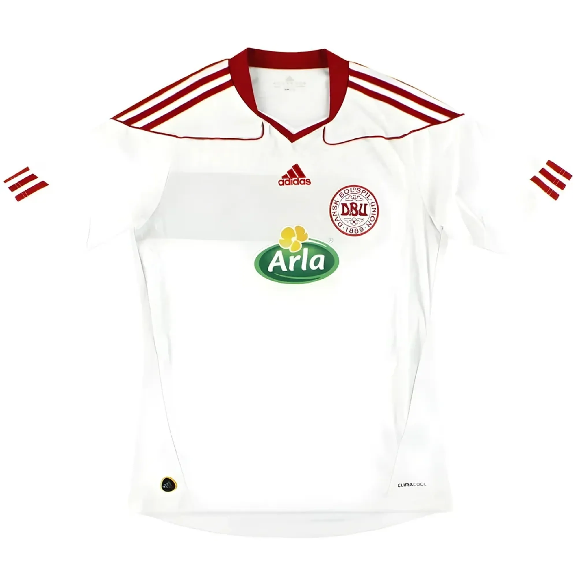 adidas Denmark Mens SS Away Shirt 2010