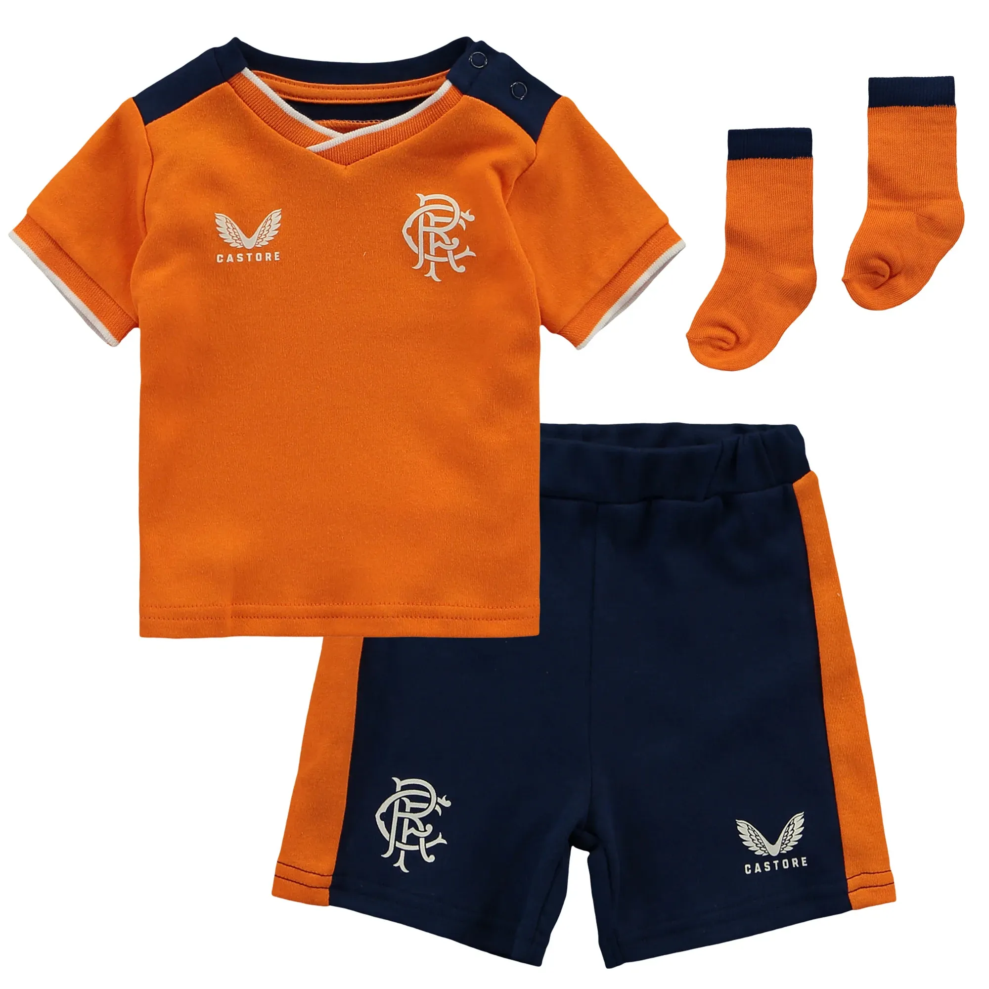 Castore Rangers Baby SS Third Mini Kit 2022/23
