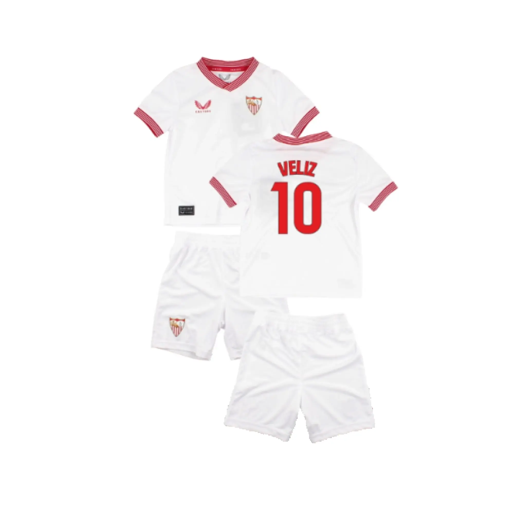 Castore Sevilla Kids SS Home Mini Kit 2023/24