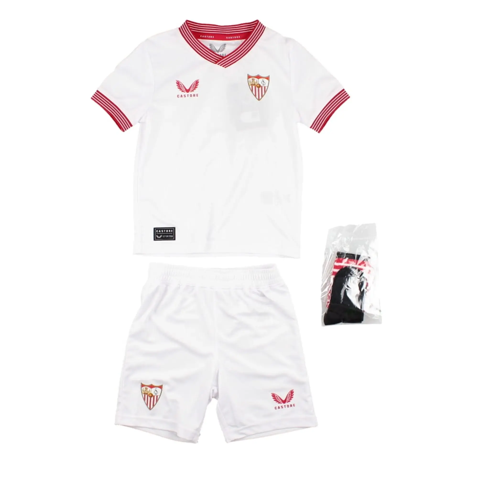 Castore Sevilla Kids SS Home Mini Kit 2023/24