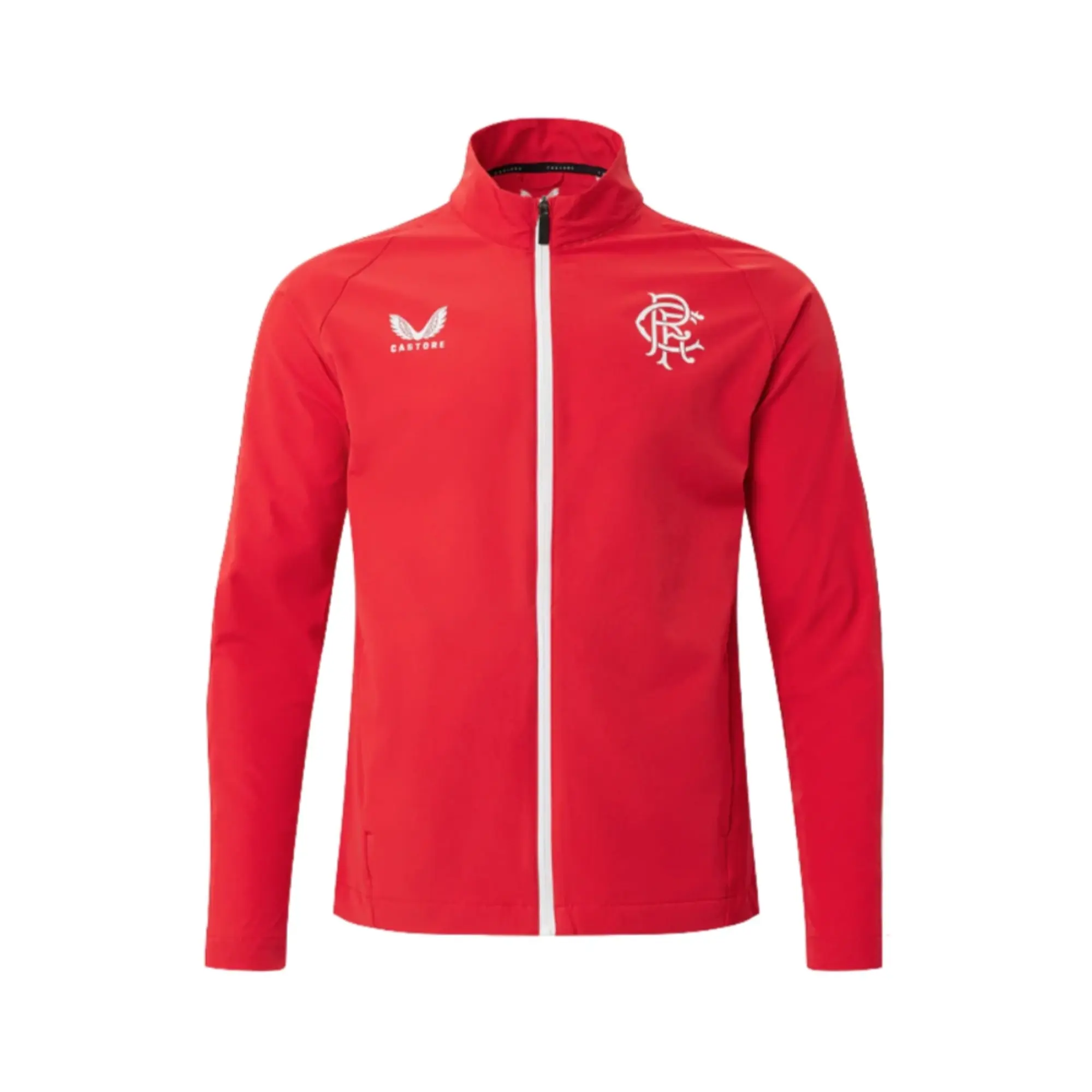 Rangers Anthem Jacket (Red) - Kids 2022-2023 Made By: Castore