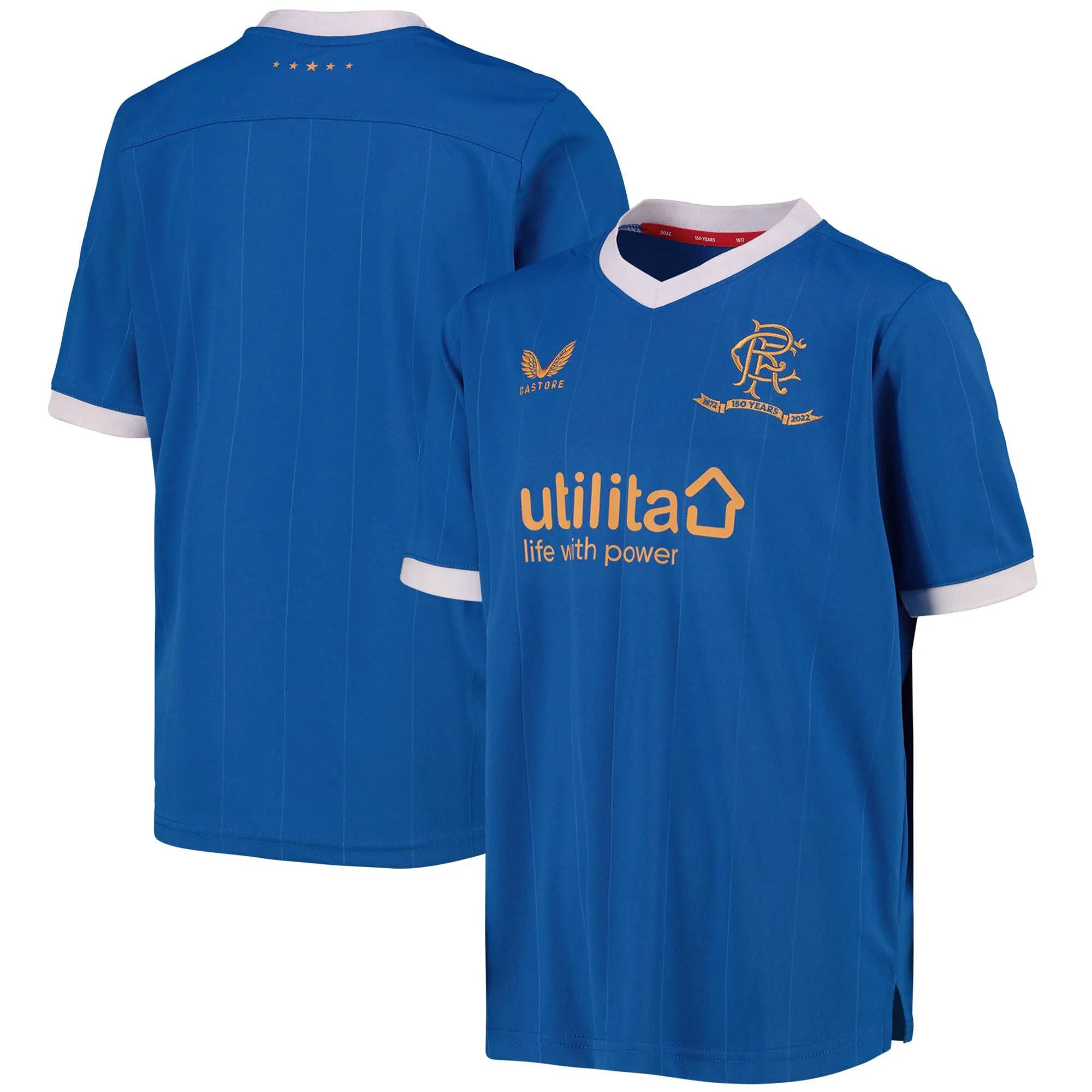 Castore Rangers Kids SS Home Shirt 2021/22