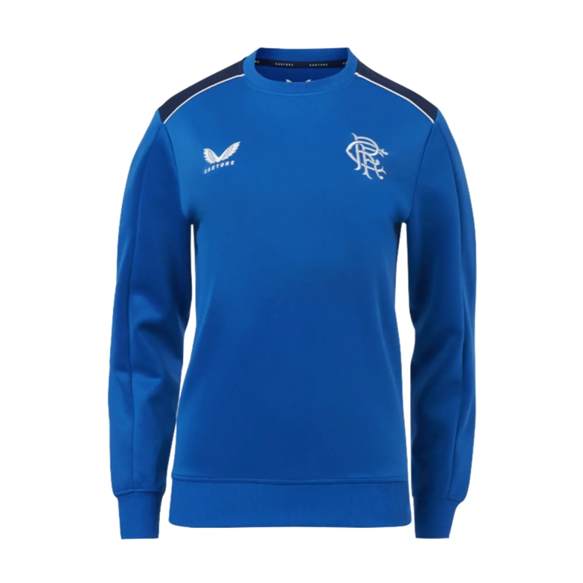 Rangers Training Sweatshirt (Blue) - Kids 2022-2023 Made By: Castore