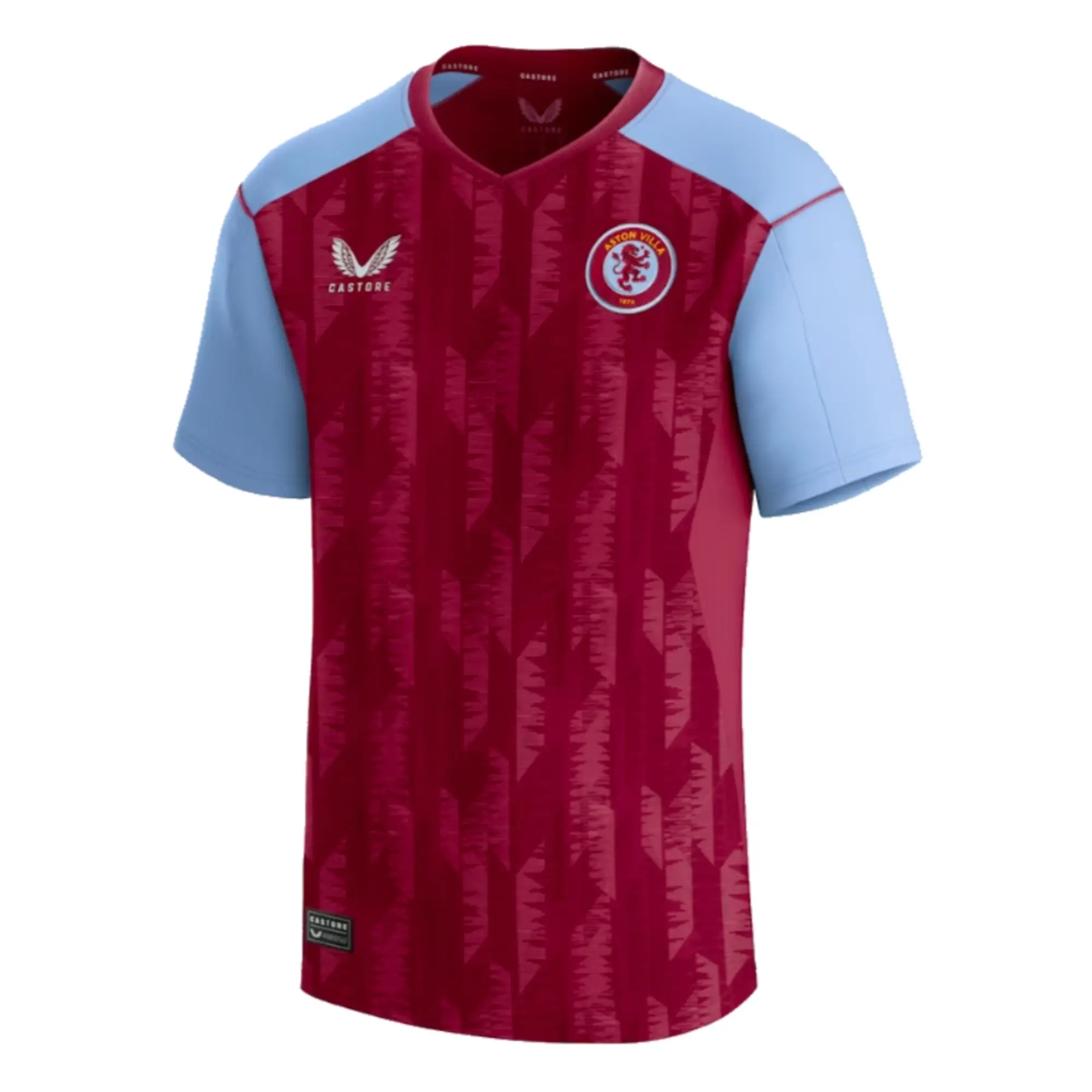 Castore Aston Villa Kids SS Home Shirt 2023/24