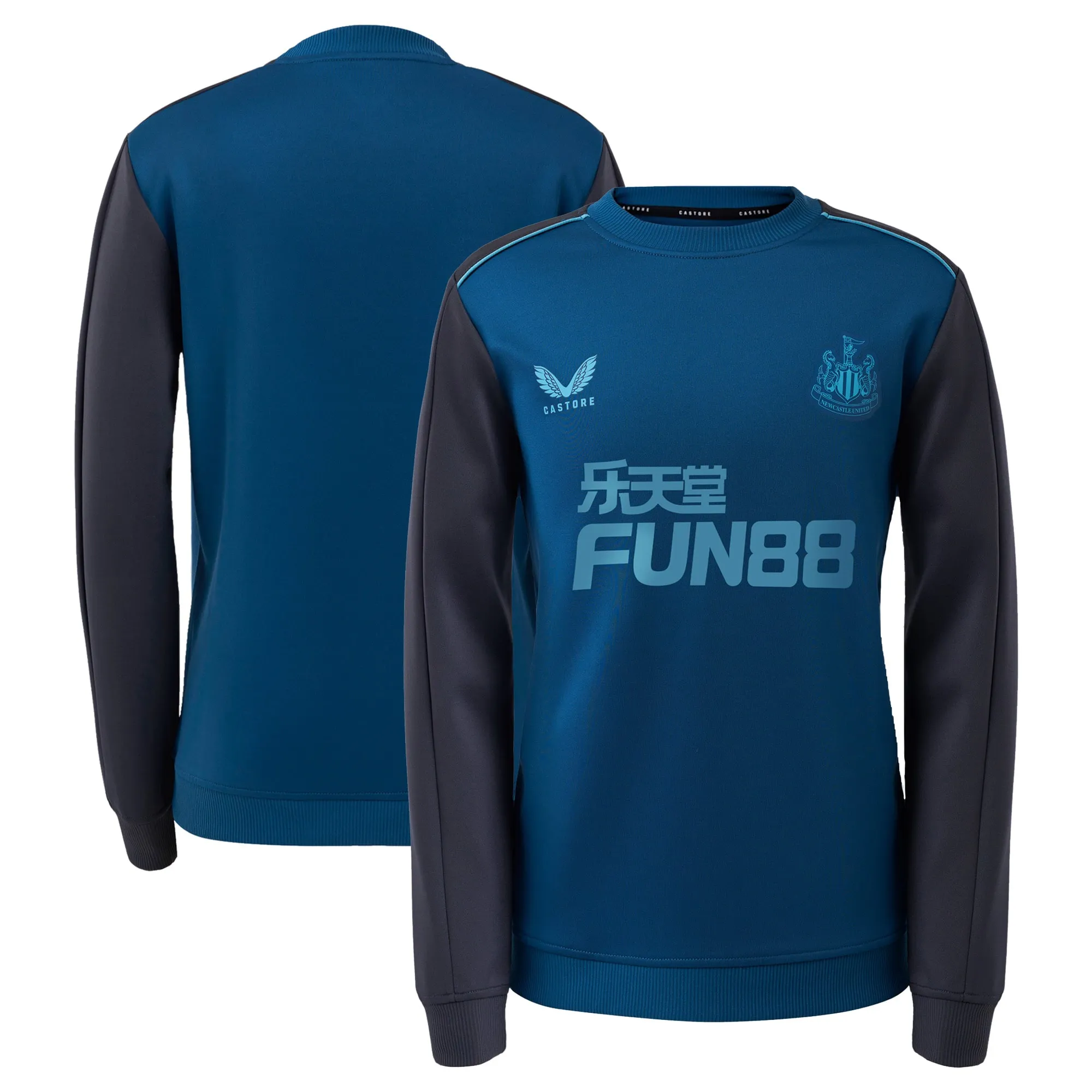 Newcastle Players Sweatshirt (Ink Blue) - Kids 2022-2023 Made By: Castore
