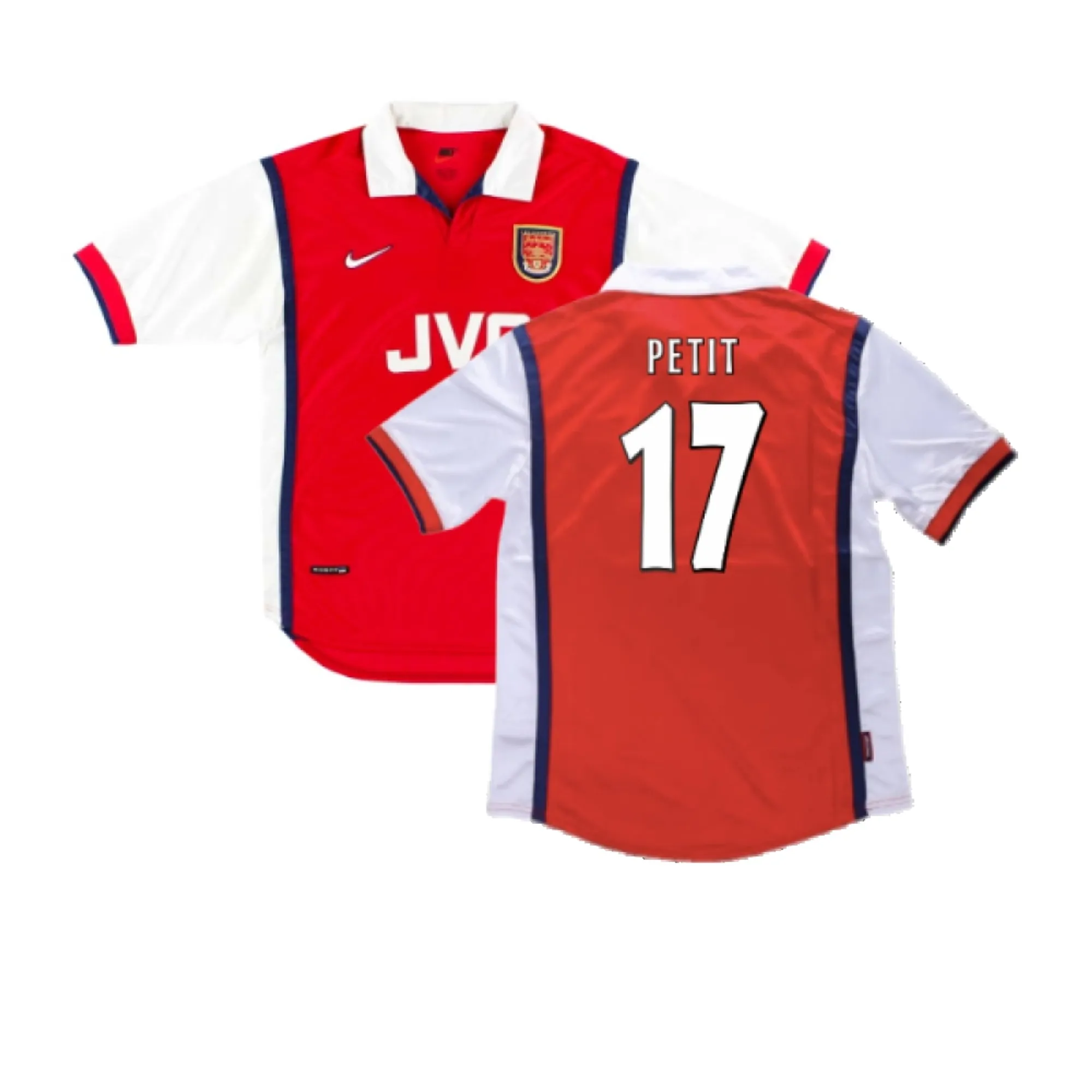 adidas Arsenal Mens SS Home Shirt 1998/99 | 422845 | FOOTY.COM