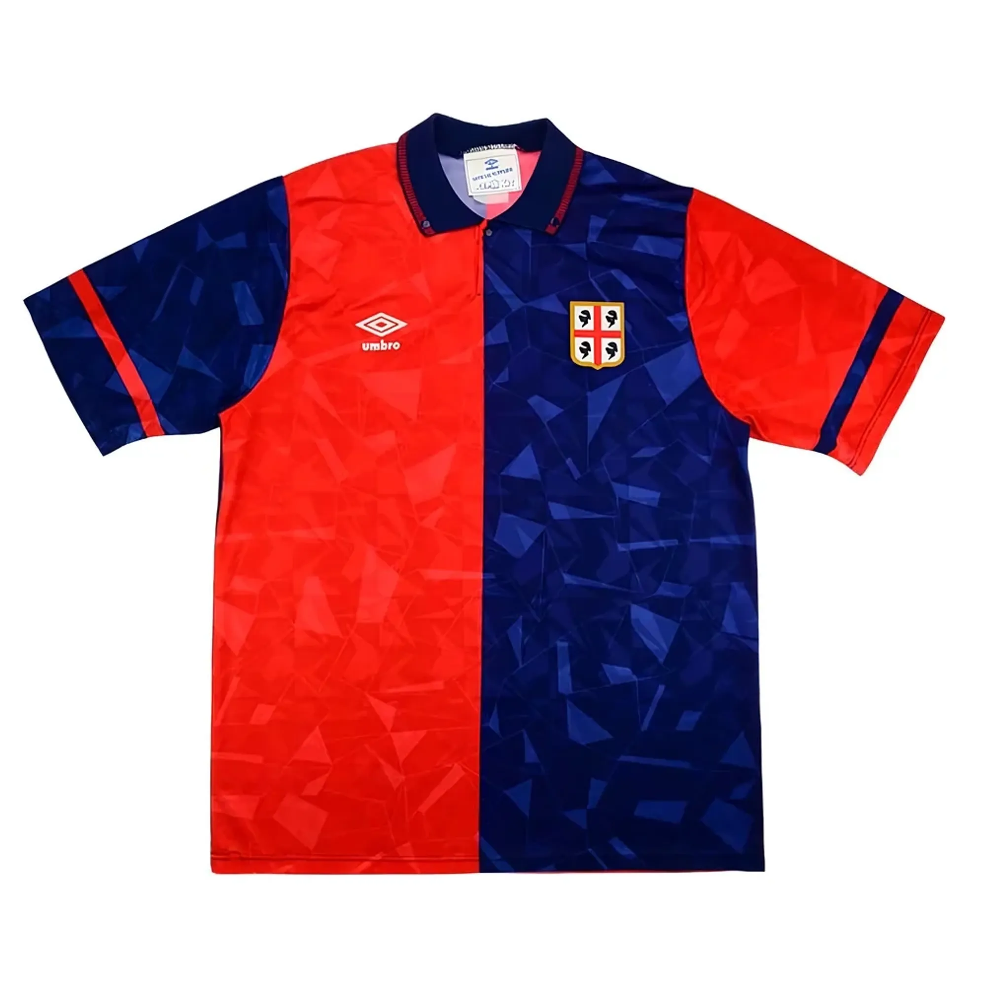 Umbro Cagliari Mens SS Home Shirt 1990/91