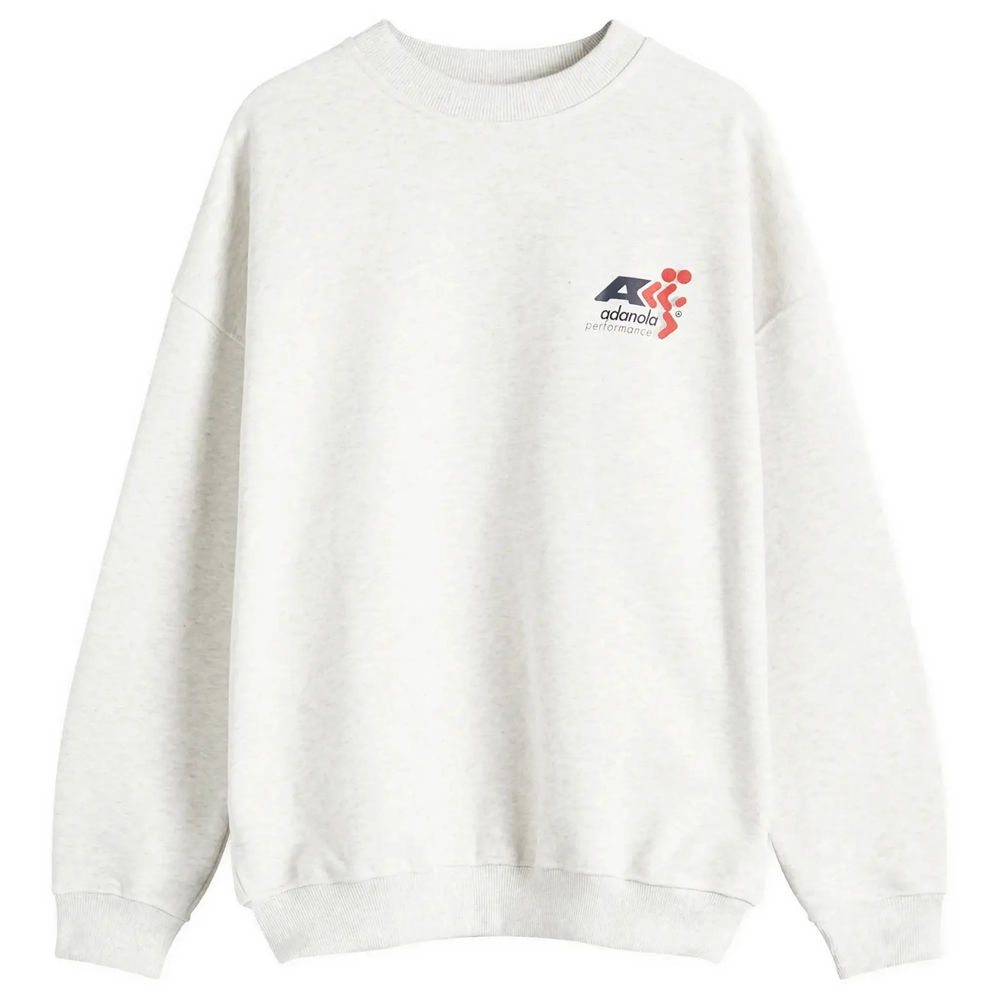 Adanola Women's Vintage Sports Oversized Sweatshirt Light Grey