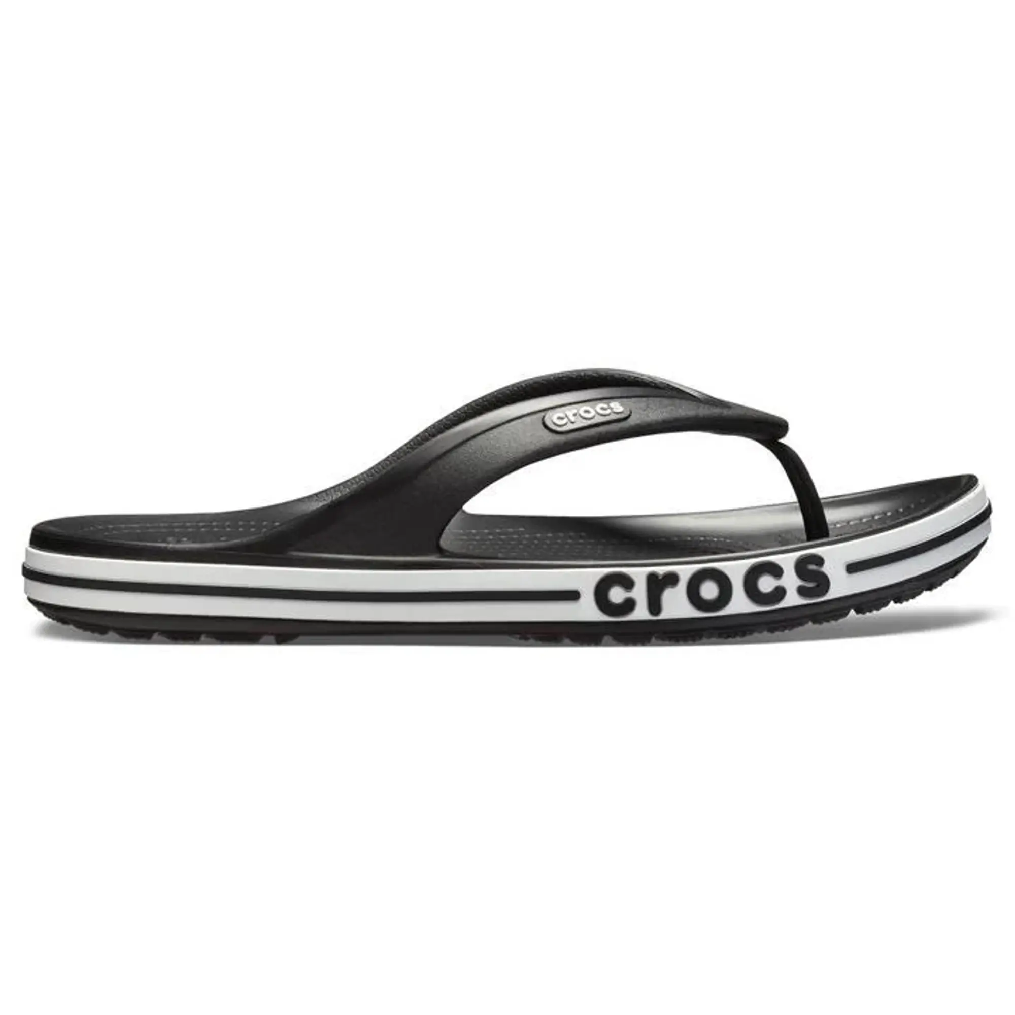 Crocs | Unisex | Bayaband | Flips | Black / White | W10/M9