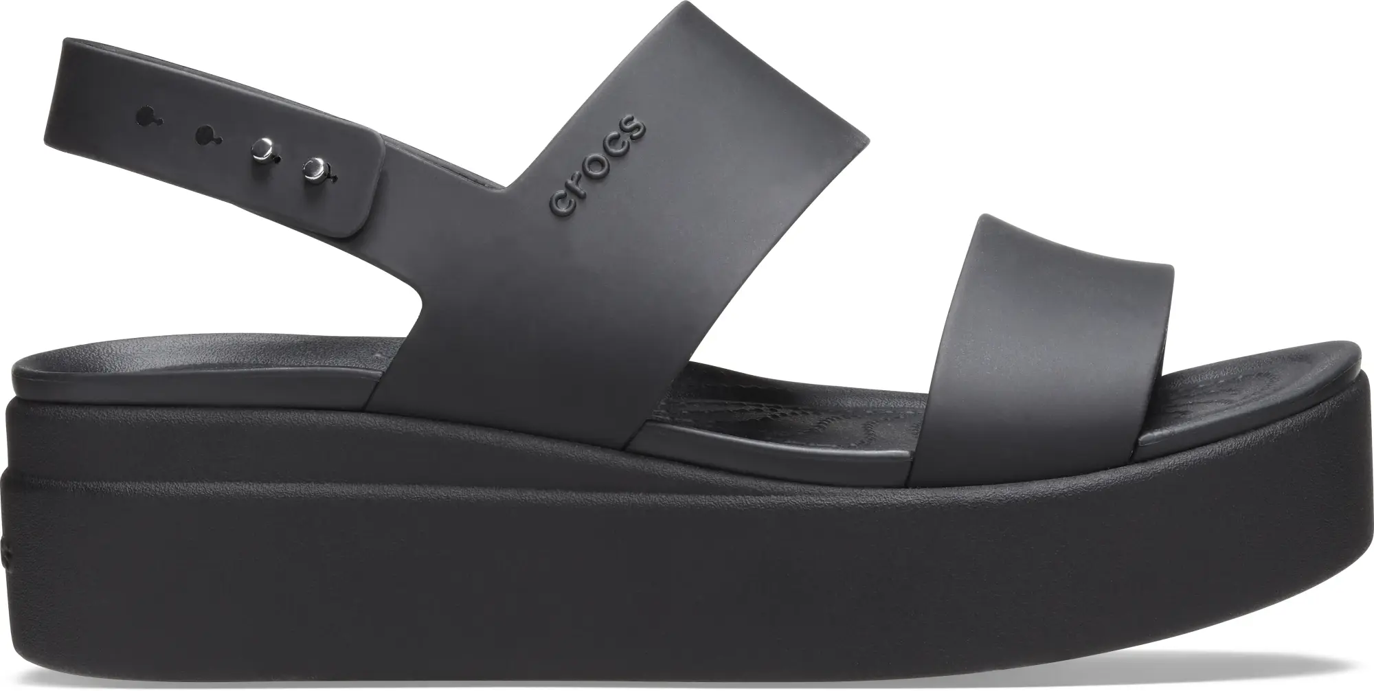 Crocs | Women | Brooklyn Low | Sandals | Black / Black | 9