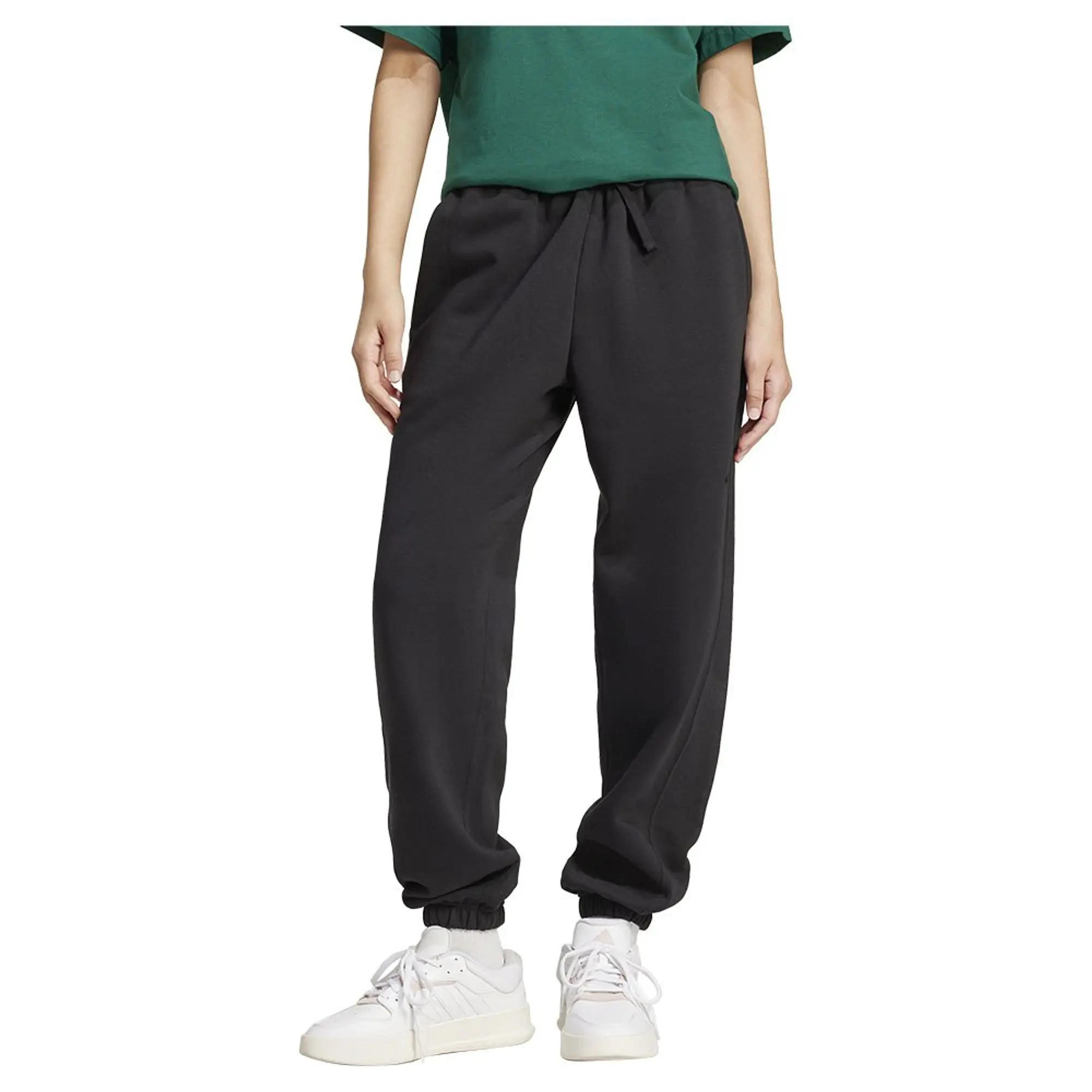 adidas Women's ALL SZN Fleece Loose Joggers - Black -  Size: XS