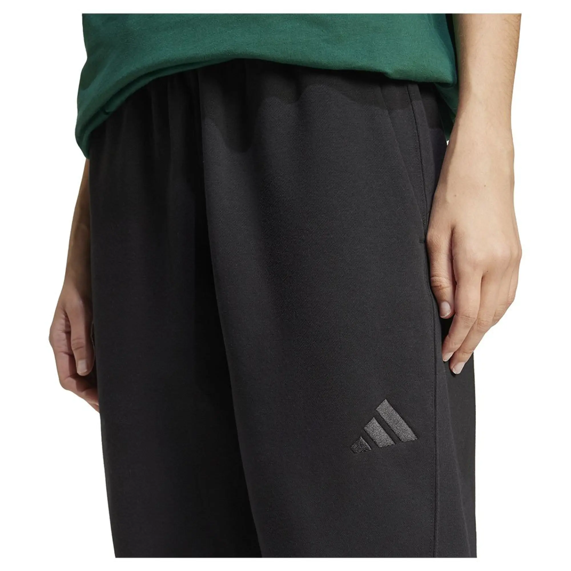 adidas Women's ALL SZN Fleece Loose Joggers - Black -  Size: XS