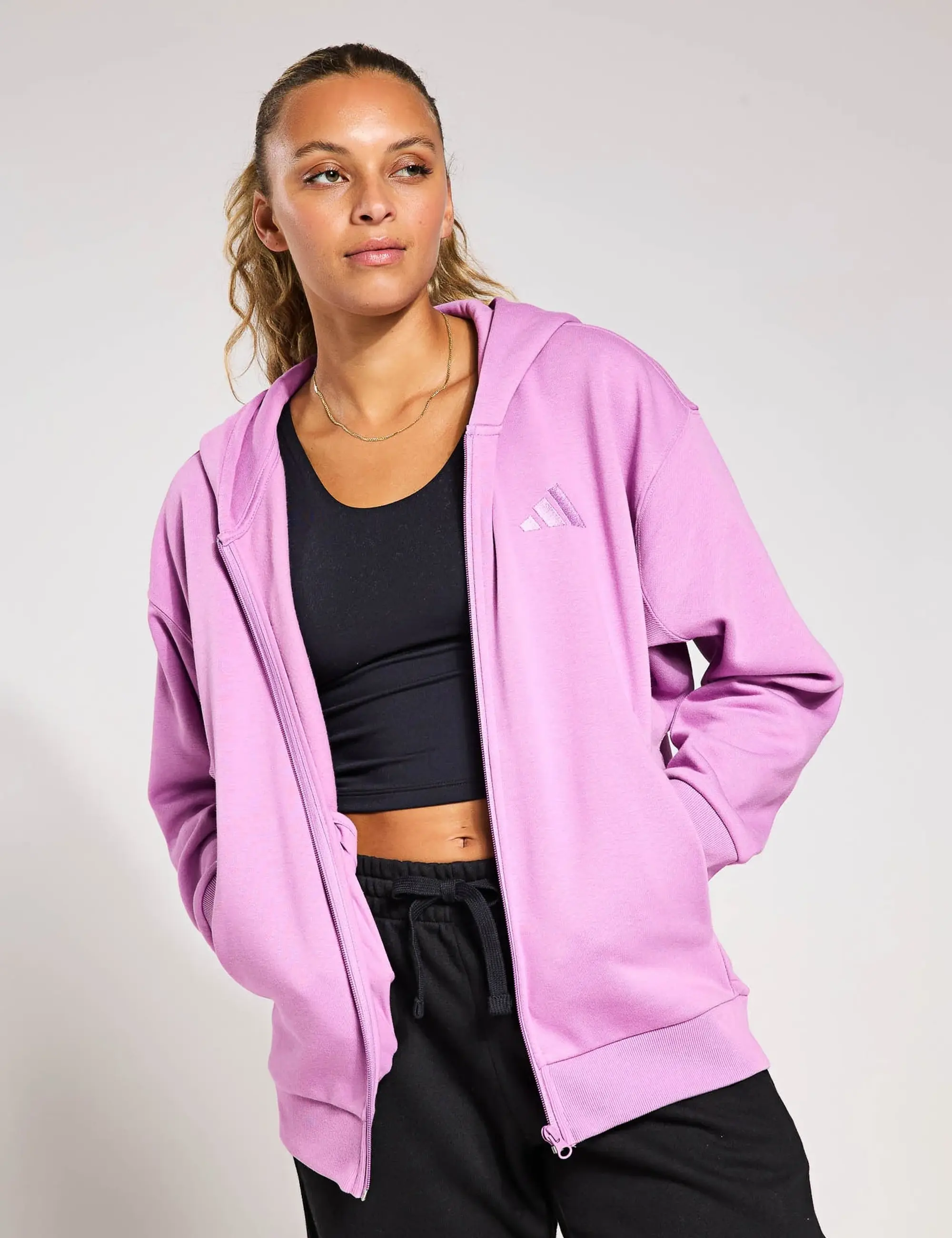 adidas All SZN Fleece Full-Zip Hoodie