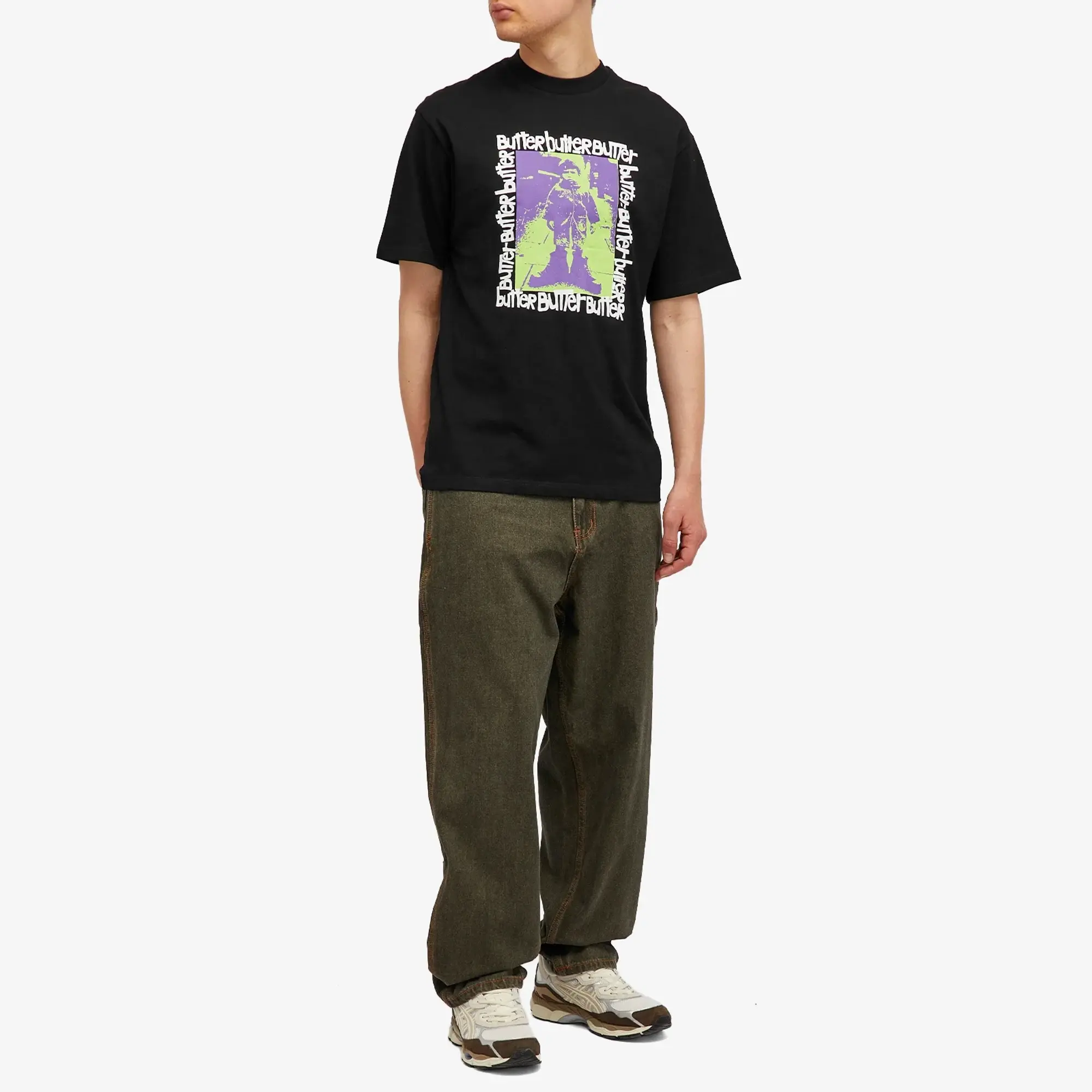 Butter Goods Men's Stolen Boots T-Shirt Black