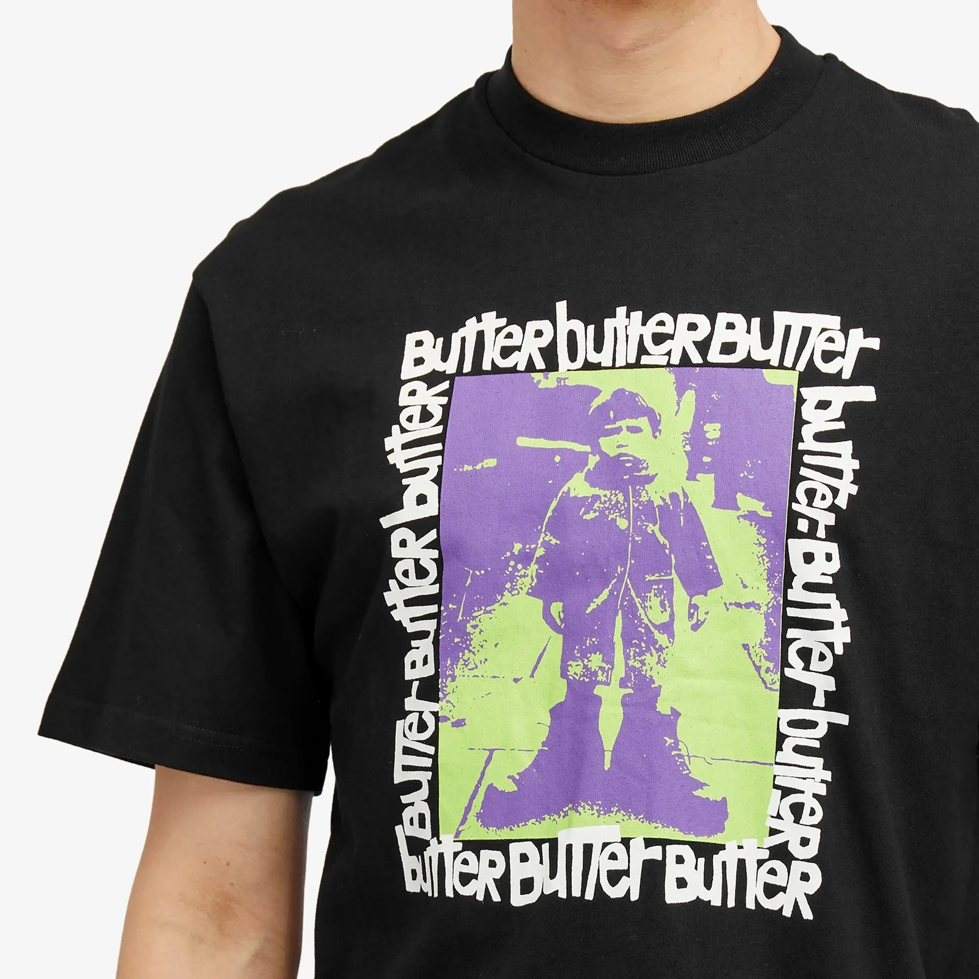 Butter Goods Men's Stolen Boots T-Shirt Black