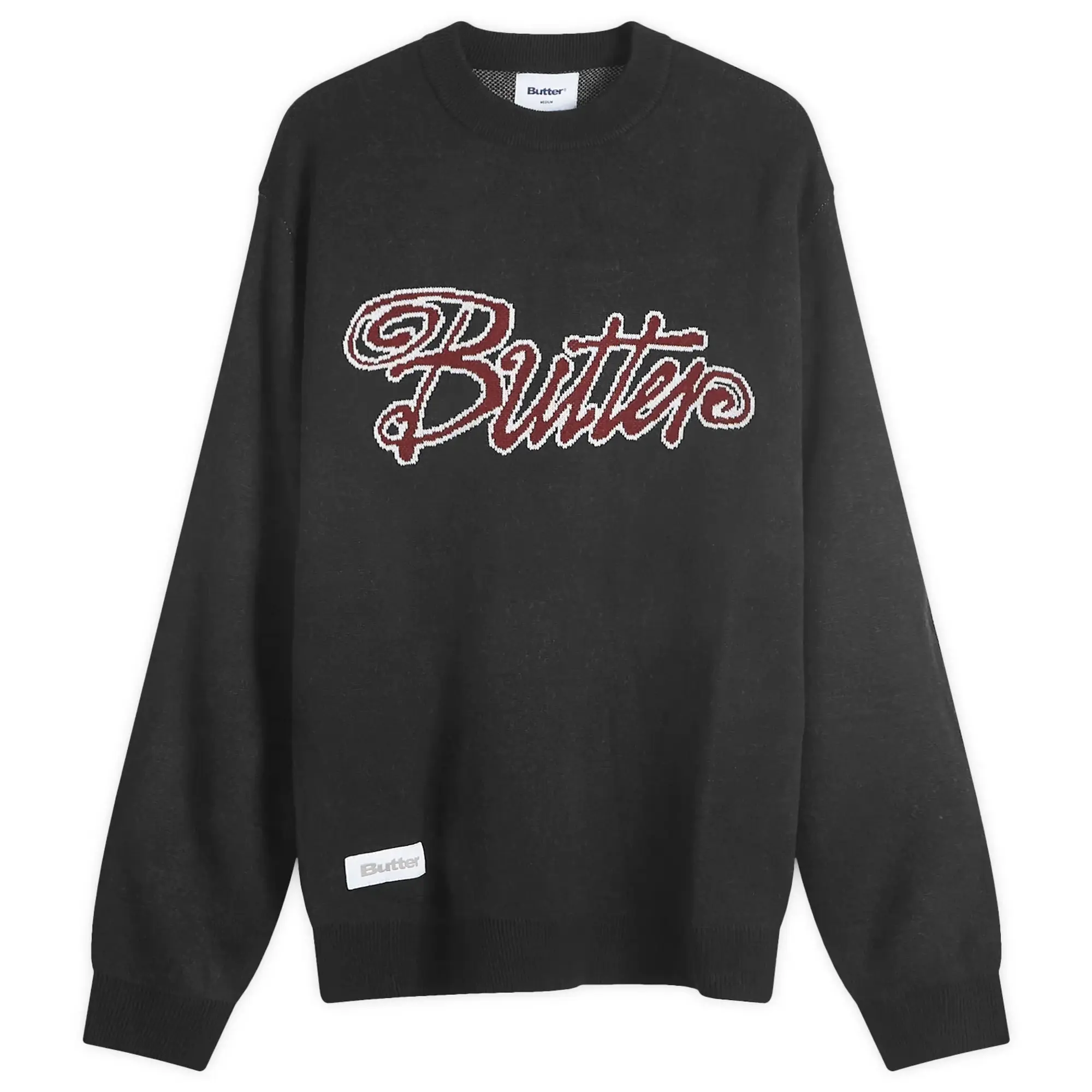 Butter Goods Jive Knit Sweater Men Pullovers Black